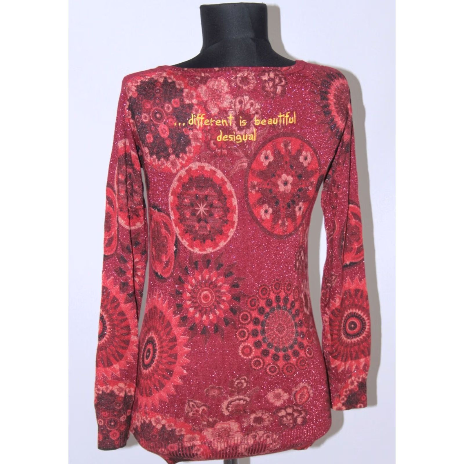 Desigual Desigual womens tunic jumper Size M Multicoloured Size M / US 6-8 / IT 42-44 - 4 Thumbnail