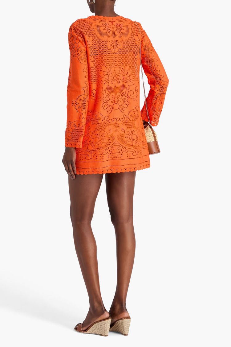 Valentino o1y0326 Blouse in Orange Size S / US 4 / IT 40 - 2 Thumbnail