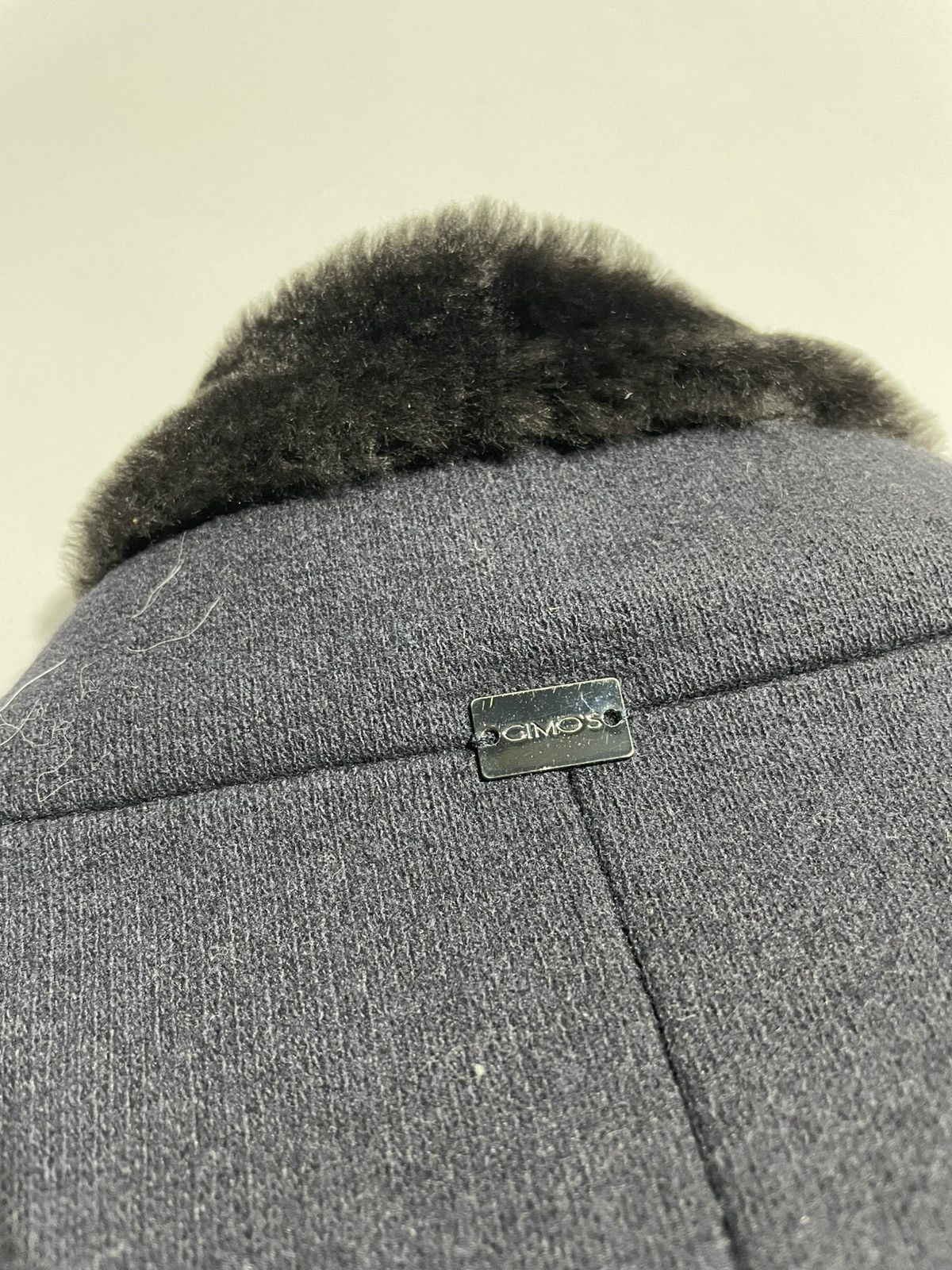 Gimo's Gimo’s Wool Cashmere Fur Men’s coat size 50 Navy Blue Size US M / EU 48-50 / 2 - 8 Thumbnail