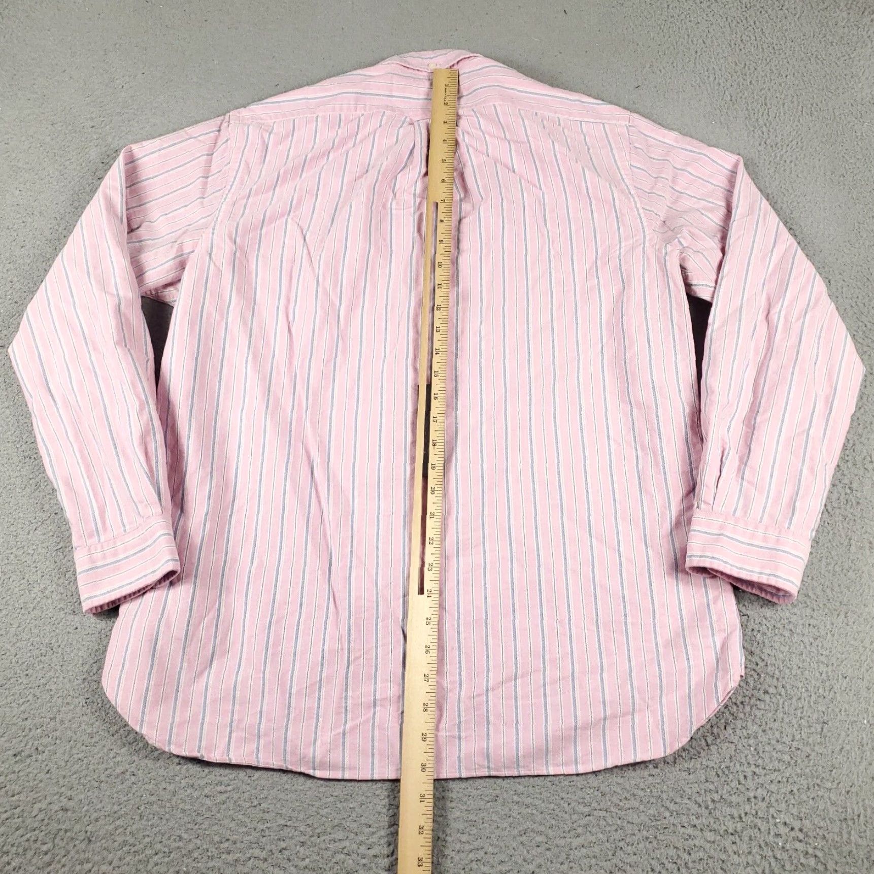 Ralph Lauren Ralph Lauren Shirt Mens Large Pink Striped Button-Up Long Sleeve Cotton Size US L / EU 52-54 / 3 - 3 Thumbnail