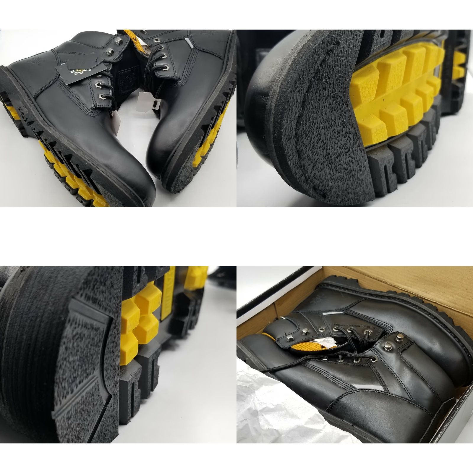 Vintage Globalwin 1606ST Black Steel Toe Men's Work Boot Size 13 M SKU BX 10 X Size US 13 / EU 46 - 8 Thumbnail