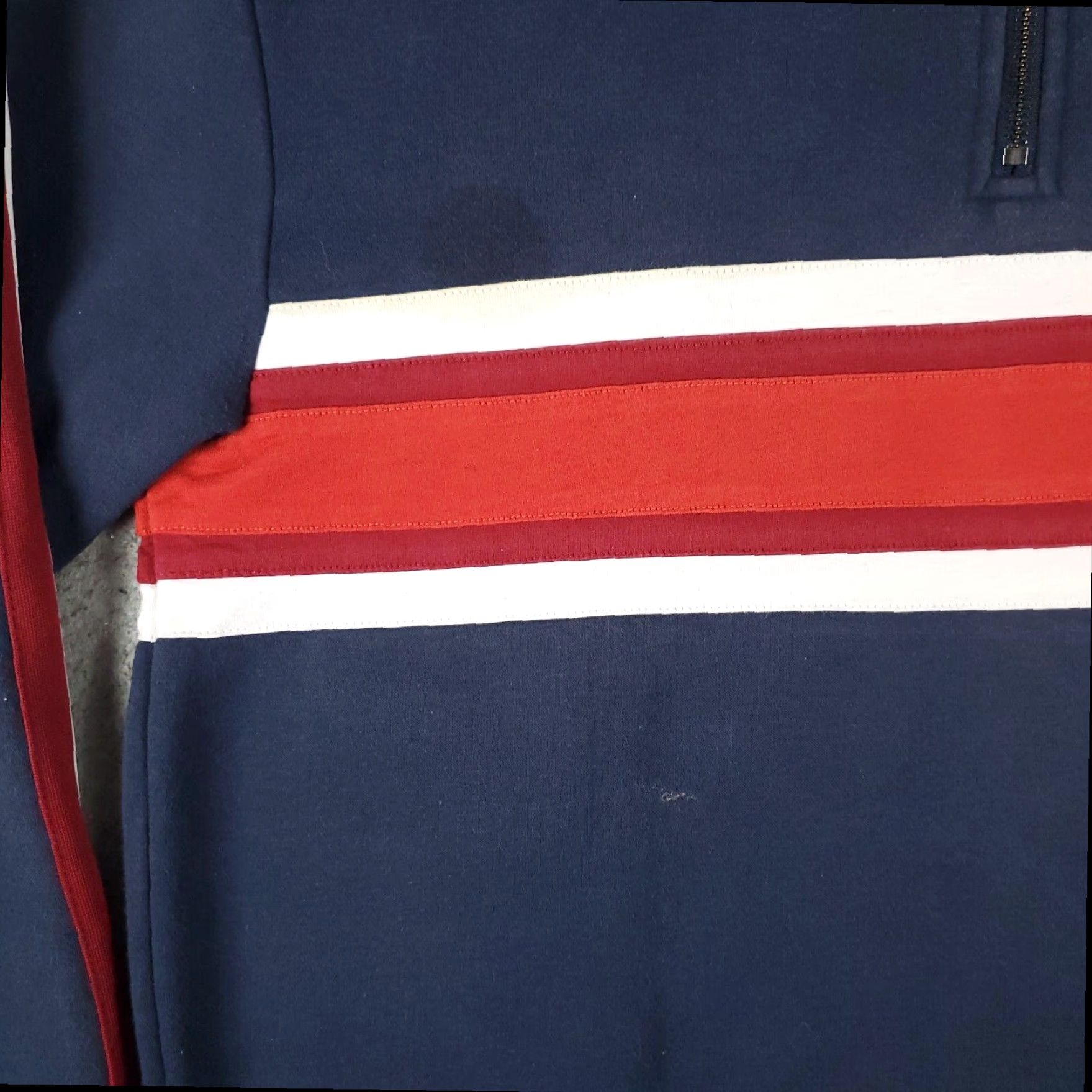 Tommy Hilfiger Tommy Hilfiger Sweater Womens Medium Blue 1/4 Zip Pullover Size M / US 6-8 / IT 42-44 - 5 Thumbnail