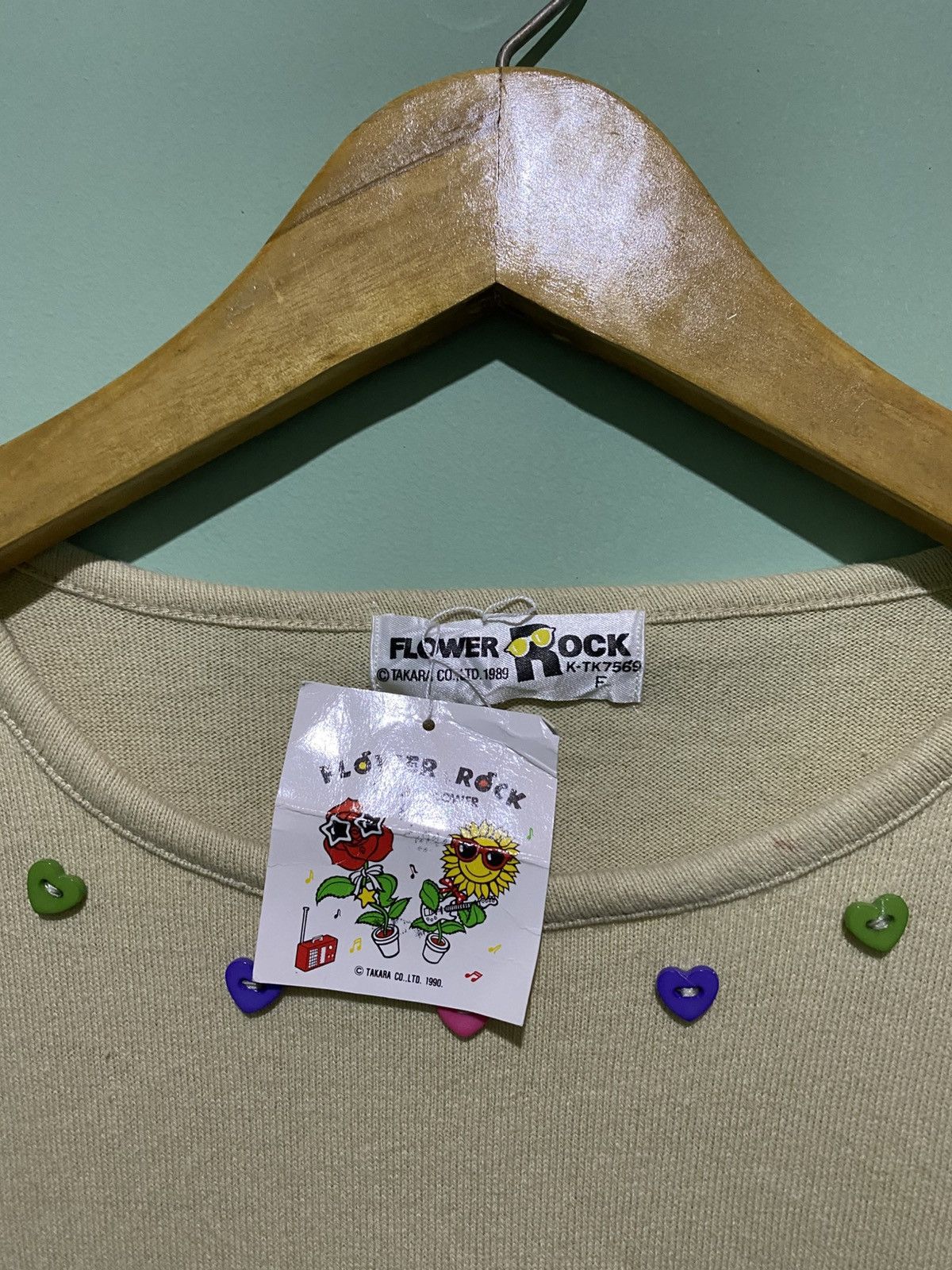 Japanese Brand RARE!! TAKARA FLOWER ROCK 1989 TSHIRT Size ONE SIZE - 6 Thumbnail