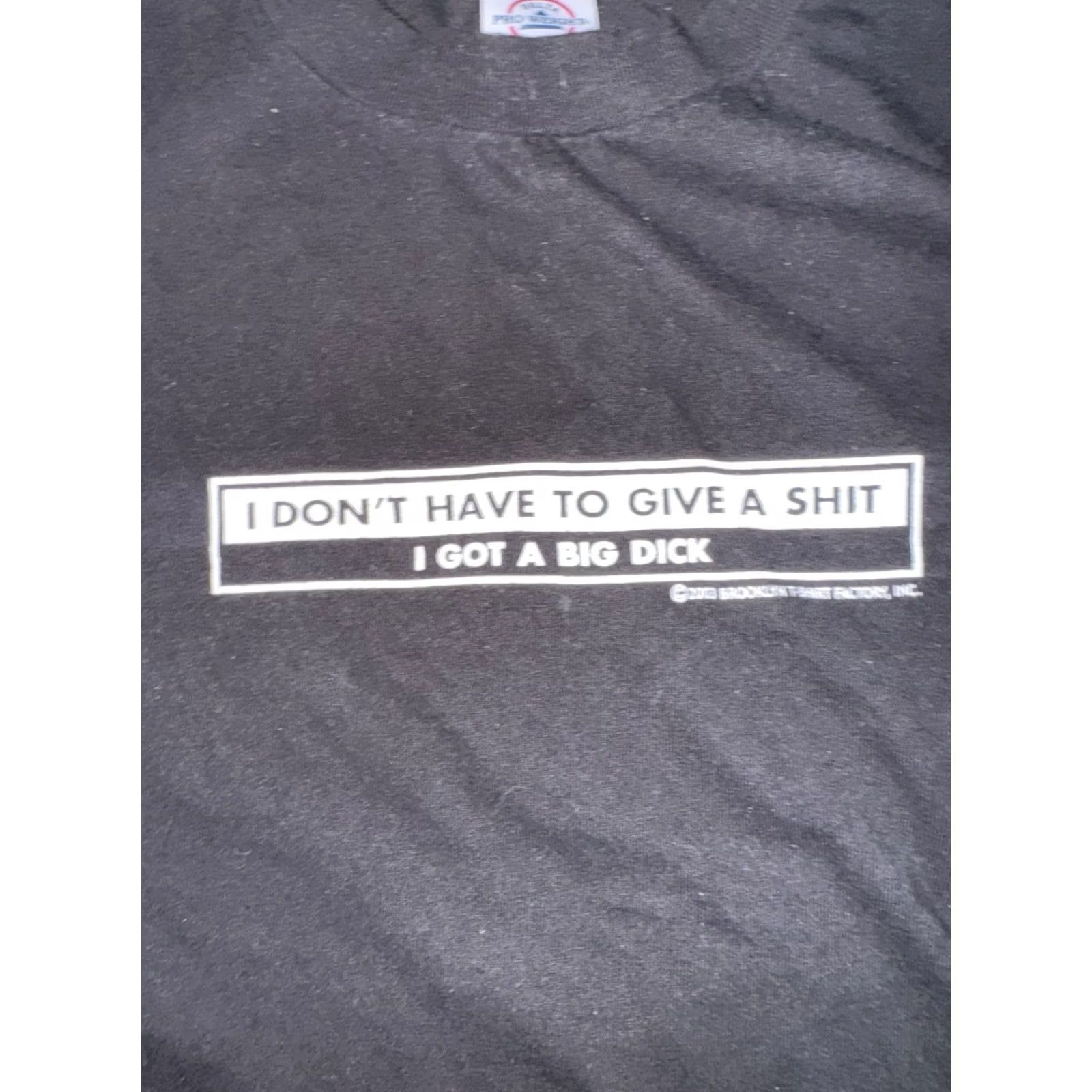 Delta VINTAGE Brooklyn T Shirt Delta Funny Quote Men XL Black Short Sleeve Cotton Beach Wear Mens Size US XL / EU 56 / 4 - 3 Thumbnail