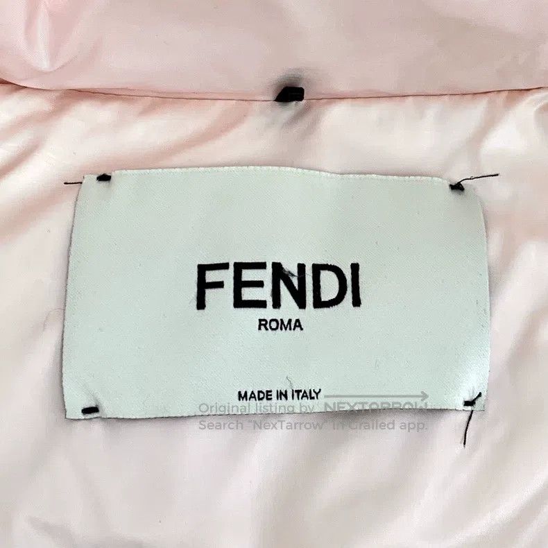 Fendi Fendi 22 Pink hooded zipper long-sleeved down jacket Size XS / US 0-2 / IT 36-38 - 5 Thumbnail