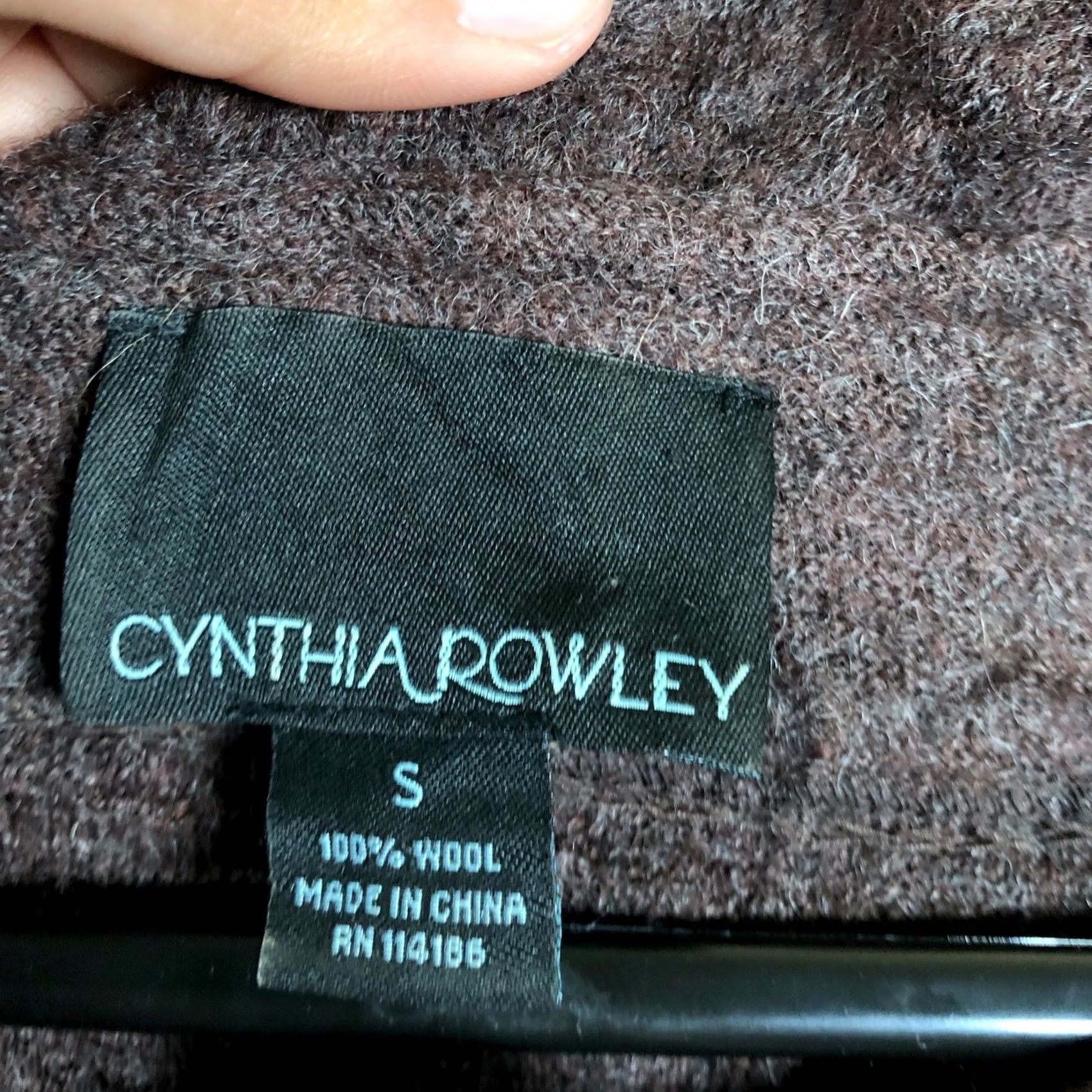 Cynthia Rowley Cynthia Rowley Womens Sweater Brown Full Zip Ruffle 100% Wool Zip Sleeves Small Size S / US 4 / IT 40 - 6 Thumbnail
