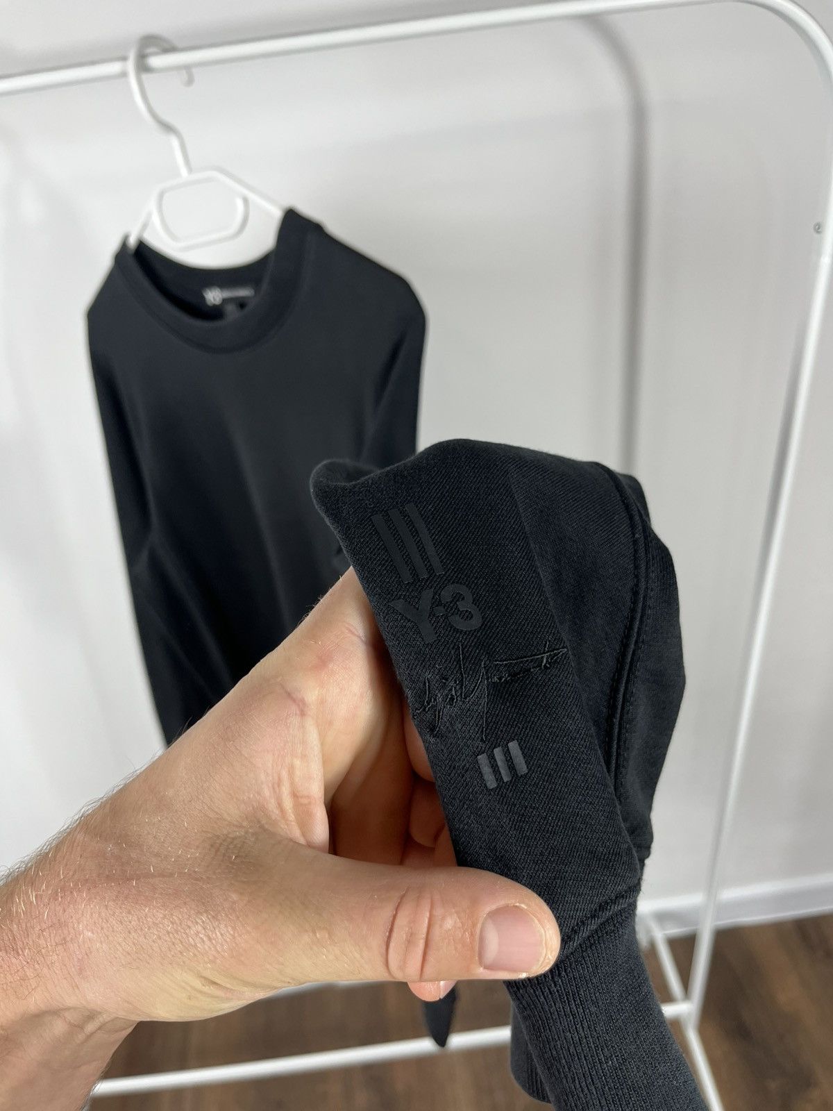 Yohji Yamamoto Y-3 Yohji Yamamoto Sweatshirt Slightly Faded Size M Size US M / EU 48-50 / 2 - 6 Thumbnail