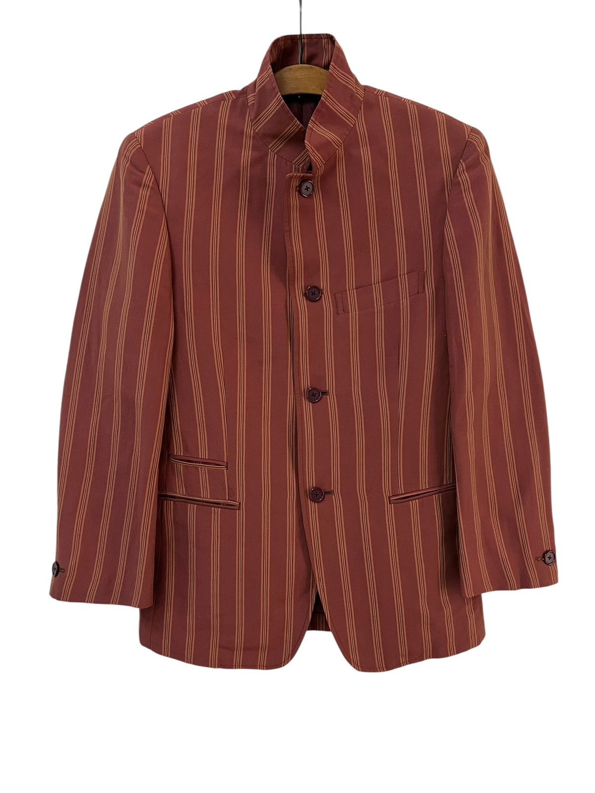 Romeo Gigli Vintage Romeo Gigli Stripes Jacket Blazer Size US M / EU 48-50 / 2 - 14 Thumbnail