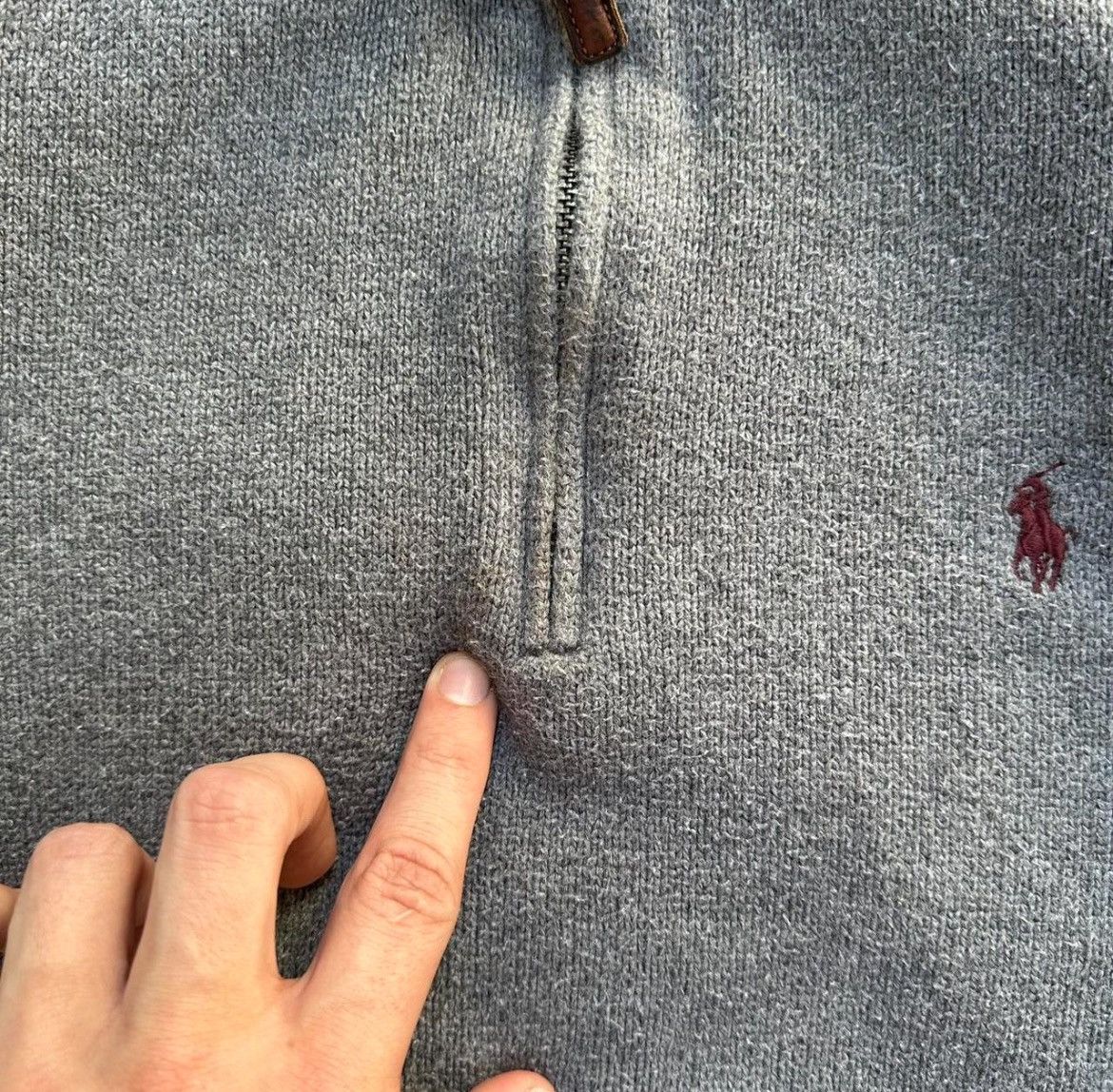 Polo Ralph Lauren Vintage 90s Polo Ralph Lauren 1/4 Zip Knit Pullover Size US M / EU 48-50 / 2 - 2 Thumbnail