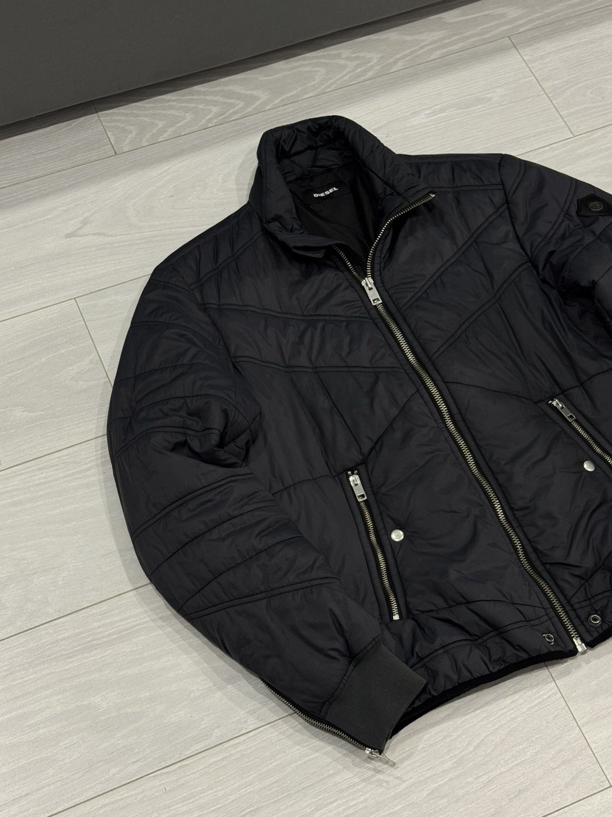 Diesel Diesel Y2K Glamour Multi Zip Puffer Jacket Size US XL / EU 56 / 4 - 4 Thumbnail