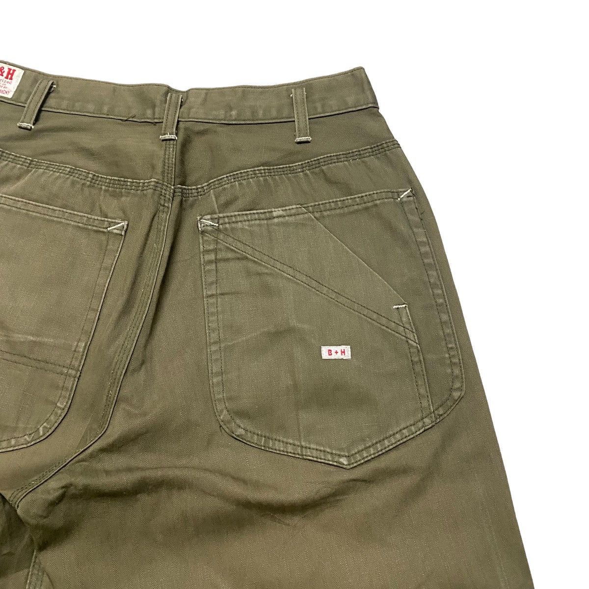 Vintage BALANCE+HARMONY KEMPEL Union Made HBT Work Pants Sunfaded Size US 30 / EU 46 - 11 Thumbnail