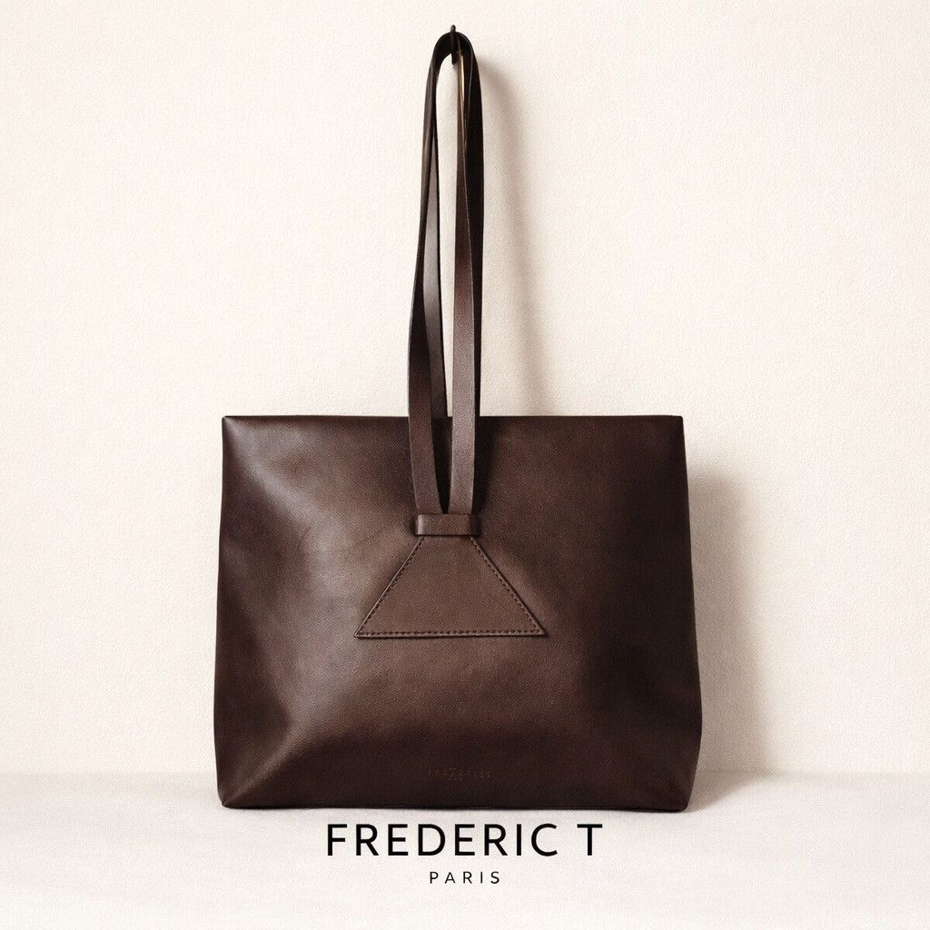 Other Frederic T Paris Leather Bag Brown Minimalist Made in France Size ONE SIZE - 1 Thumbnail