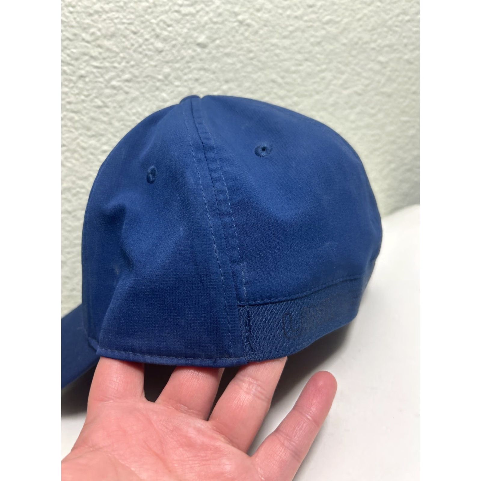 Under Armour UNDER ARMOUR Hat Mens Flex Fitted L/XL Navy Blue White Embroidered Logos UA Blitzing Moisture Wicking Breathable Stretch HeatGear Sweatband Size ONE SIZE - 6 Thumbnail