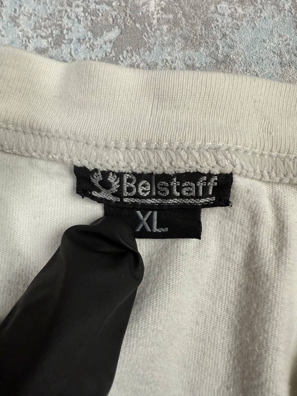 Belstaff 90s Vintage Belstaff Logo White Longsleeve T-Shirt Size XL Size US XL / EU 56 / 4 - 3 Thumbnail