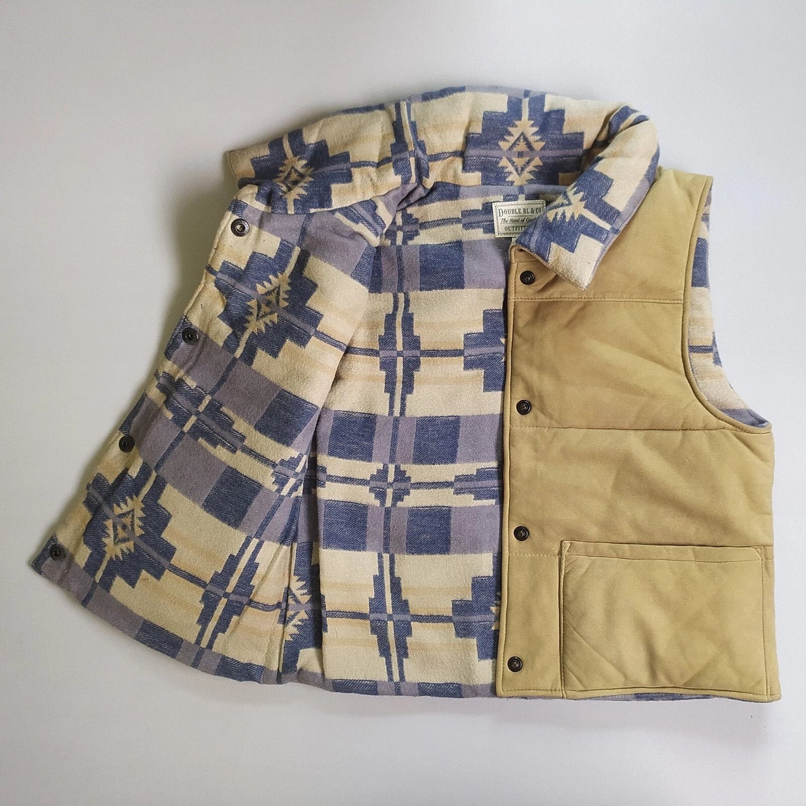 RRL Ralph Lauren DOUBLE RL Women's Quilted suede vest FTP 9001 Size XS / US 0-2 / IT 36-38 - 6 Thumbnail
