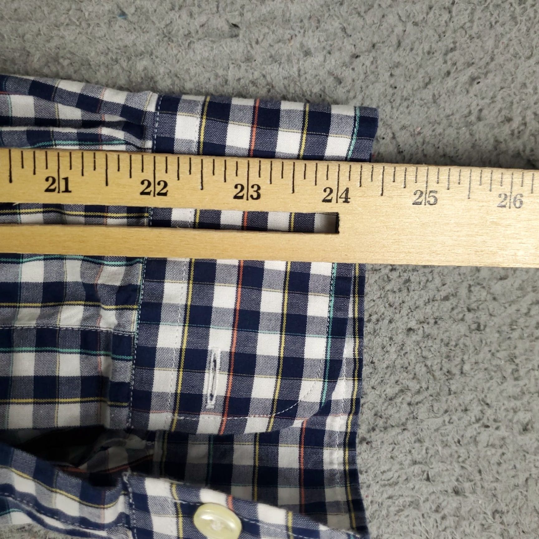 Brooks Brothers BROOKS BROTHERS Shirt Mens XL Blue Plaid Button-Up Long Sleeve Casual Dressy MENS Button Down Collared Size US XL / EU 56 / 4 - 7 Thumbnail