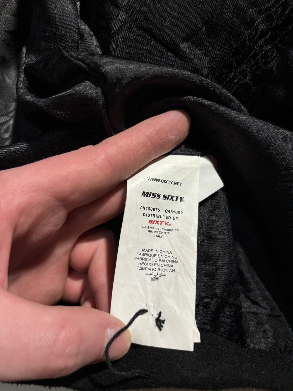 Miss Sixty Y2K Miss Sixty Coat Heavy Japanese Avantgarde Style Size L / US 10 / IT 46 - 5 Thumbnail