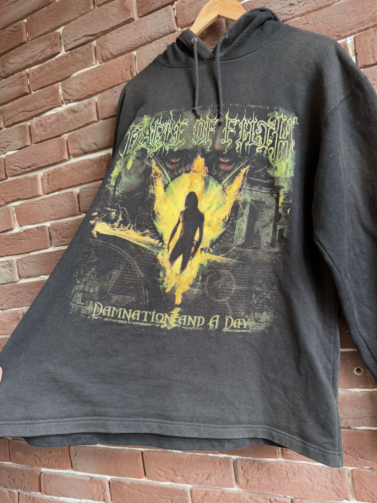 Band Tees Vintage 00s Cradle of Filth Damnatio Black Metal Band hoodie Size US L / EU 52-54 / 3 - 5 Thumbnail