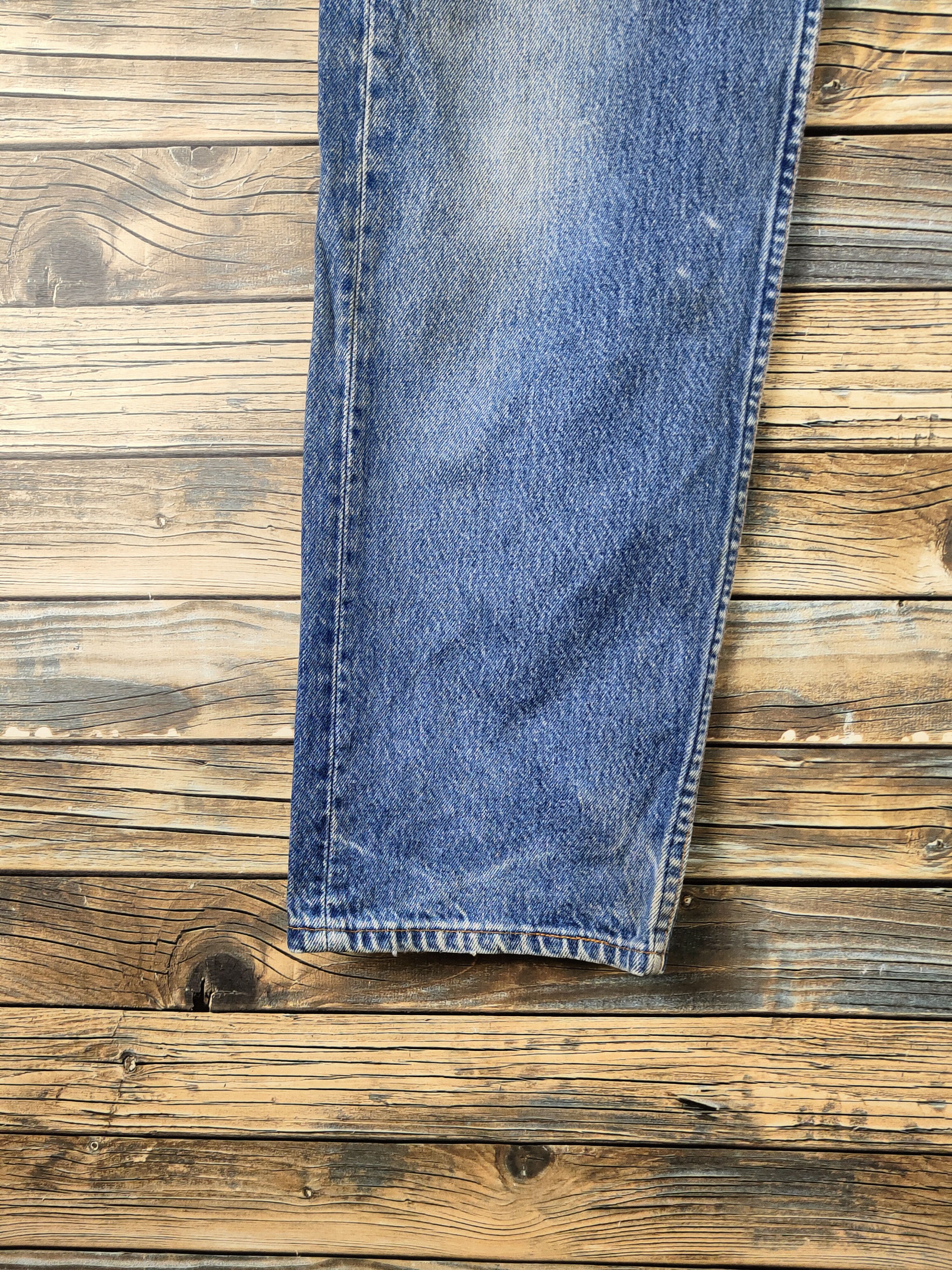 Levi's DL Levi's Blue Distressed Ripped Jeans# 46-891 Size US 34 / EU 50 - 4 Thumbnail