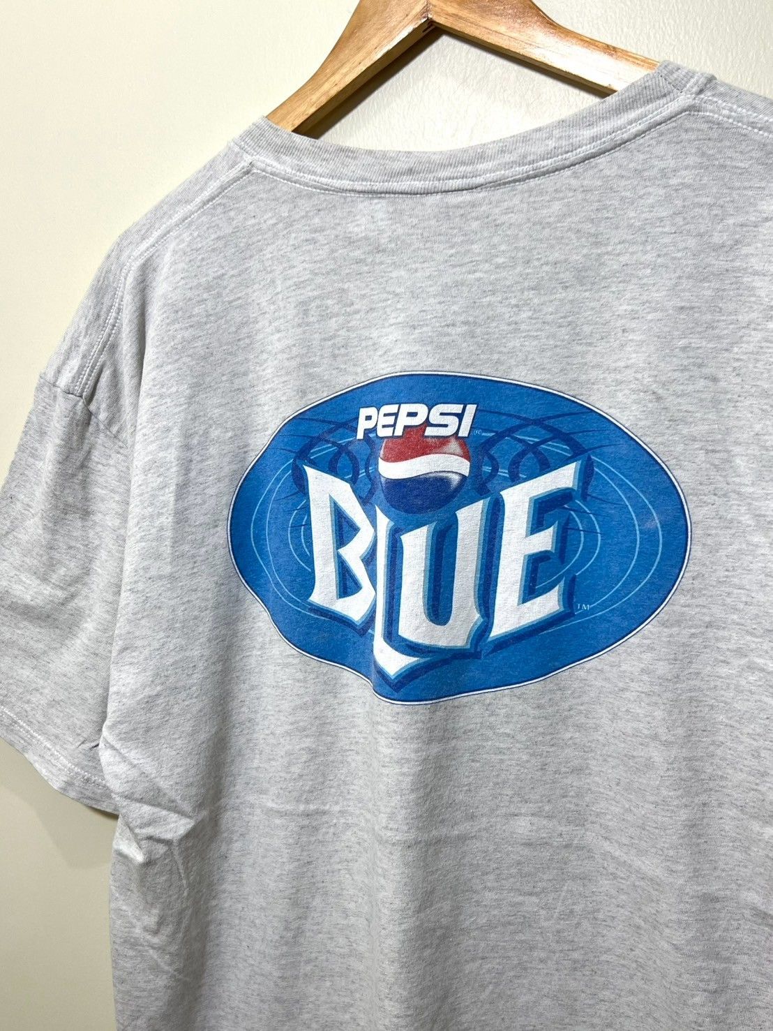 Pepsi × Vintage Vintage 00's Pepsi Blue Promotional shirt bnz01 Size US XL / EU 56 / 4 - 1 Thumbnail