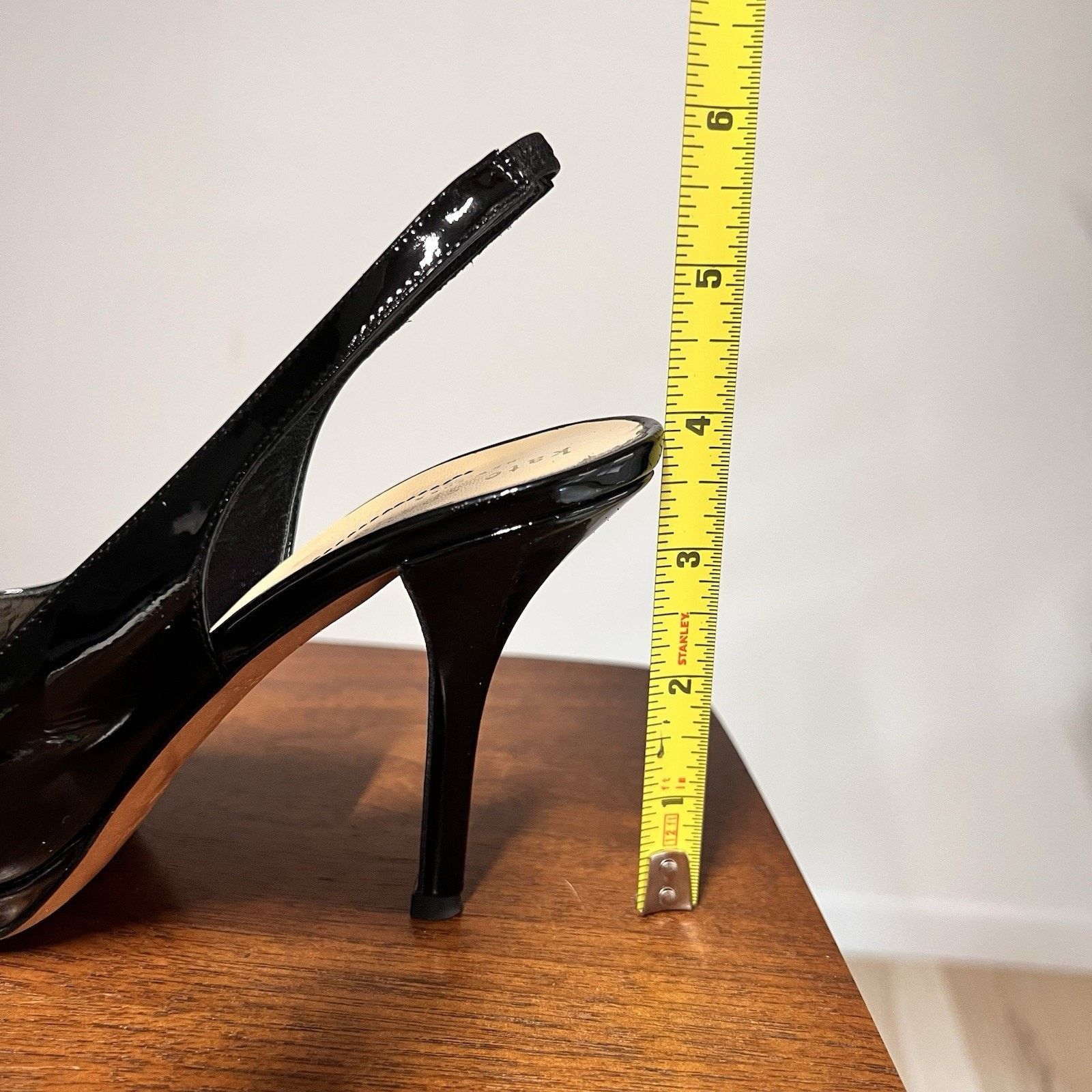 Kate Spade KATE SPADE Kenzie Leather Slingback Heel 7B Closed Toe Size US 7 / IT 37 - 6 Thumbnail