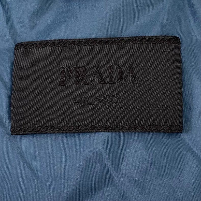 Prada Prada Blue triangle logo hooded zipper jacket 2501-Nextarro Size US S / EU 44-46 / 1 - 7 Thumbnail