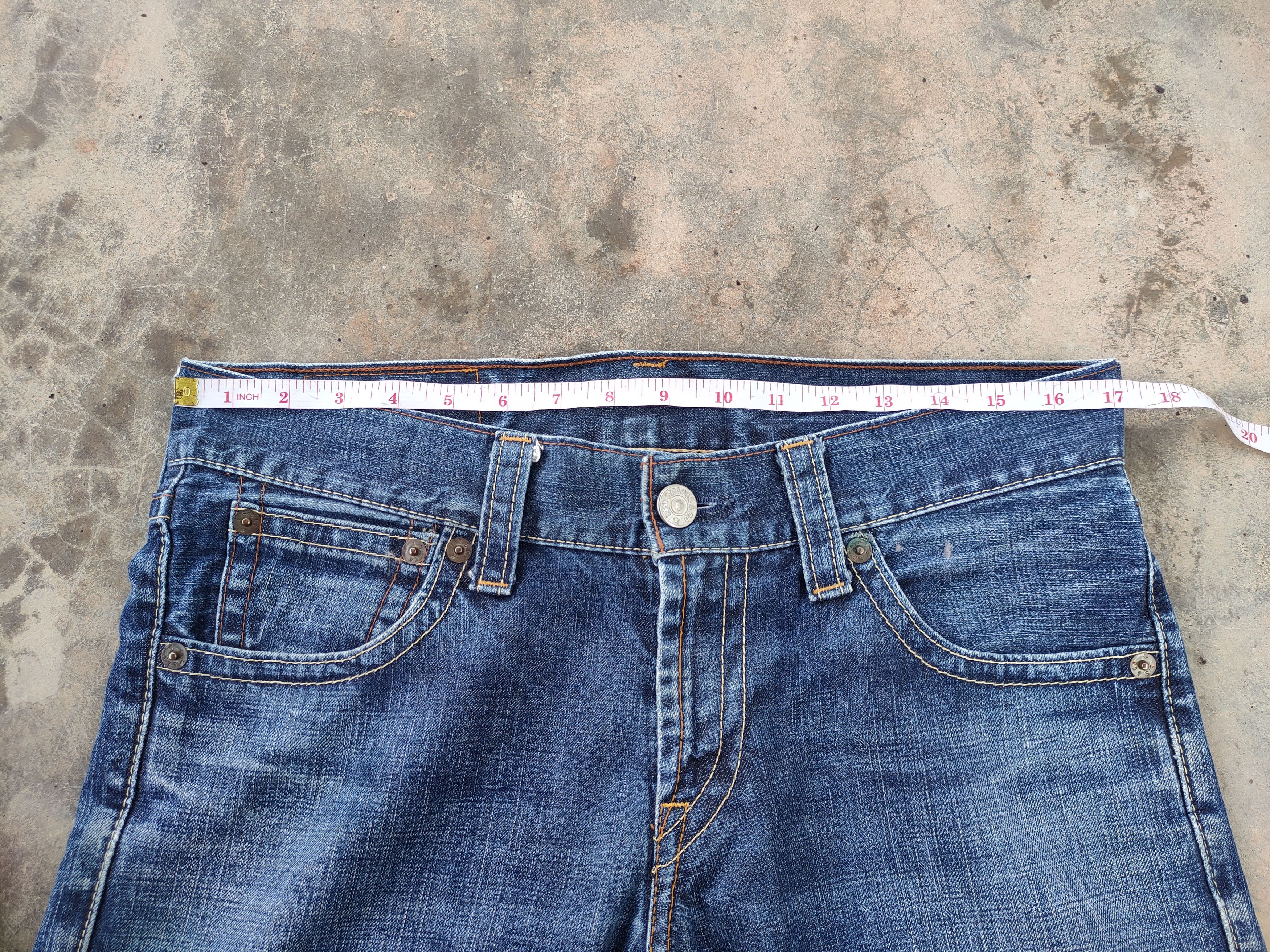 Levi's Vintage Clothing VINTAGE LEVI'S 507 BOOTCUT FLARE FADED RIPPED JEAN PANTS Size US 34 / EU 50 - 6 Thumbnail
