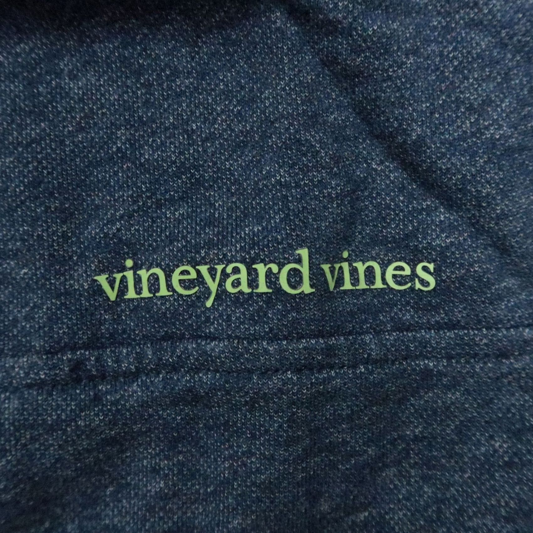 Vineyard Vines Vineyard Vines Sweater Mens Medium Blue Performance Shep Quarter Zip Pullover Size US M / EU 48-50 / 2 - 4 Thumbnail