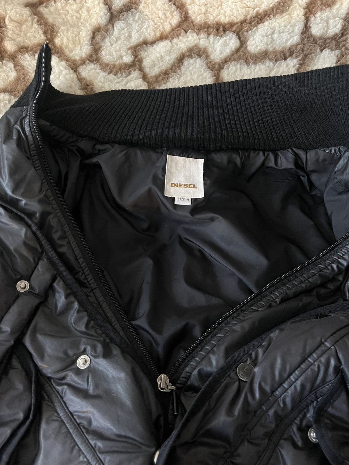 Diesel Diesel 2000s Rare Asymetric Puffer Jacket Size US M / EU 48-50 / 2 - 6 Thumbnail