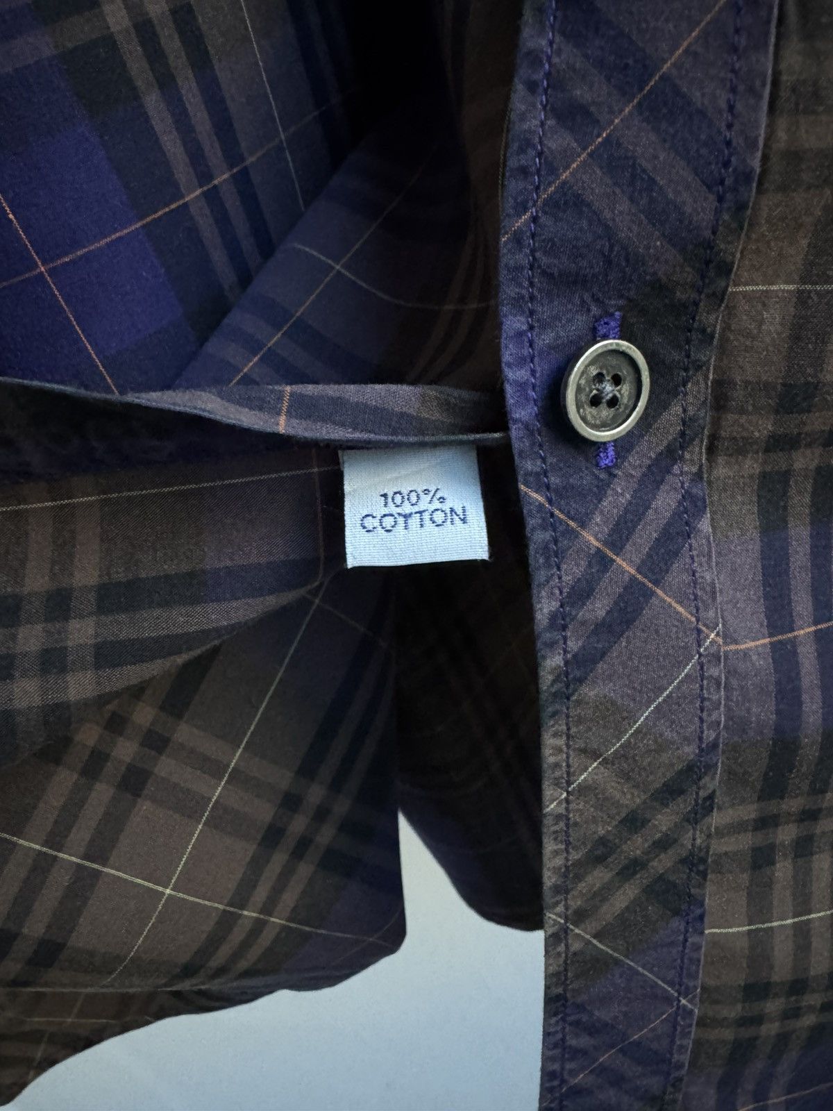 Barbour Barbour Highland Tartan Blue Plaid Flannel Regular Fit Shirt Size US XL / EU 56 / 4 - 6 Thumbnail