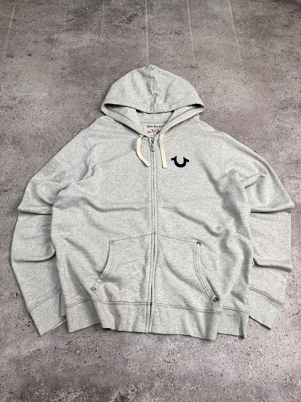 True Religion Vintage USA Hoodie True religion Japanese Style Ed Hardy Y2k Size US XXL / EU 58 / 5 - 2 Thumbnail