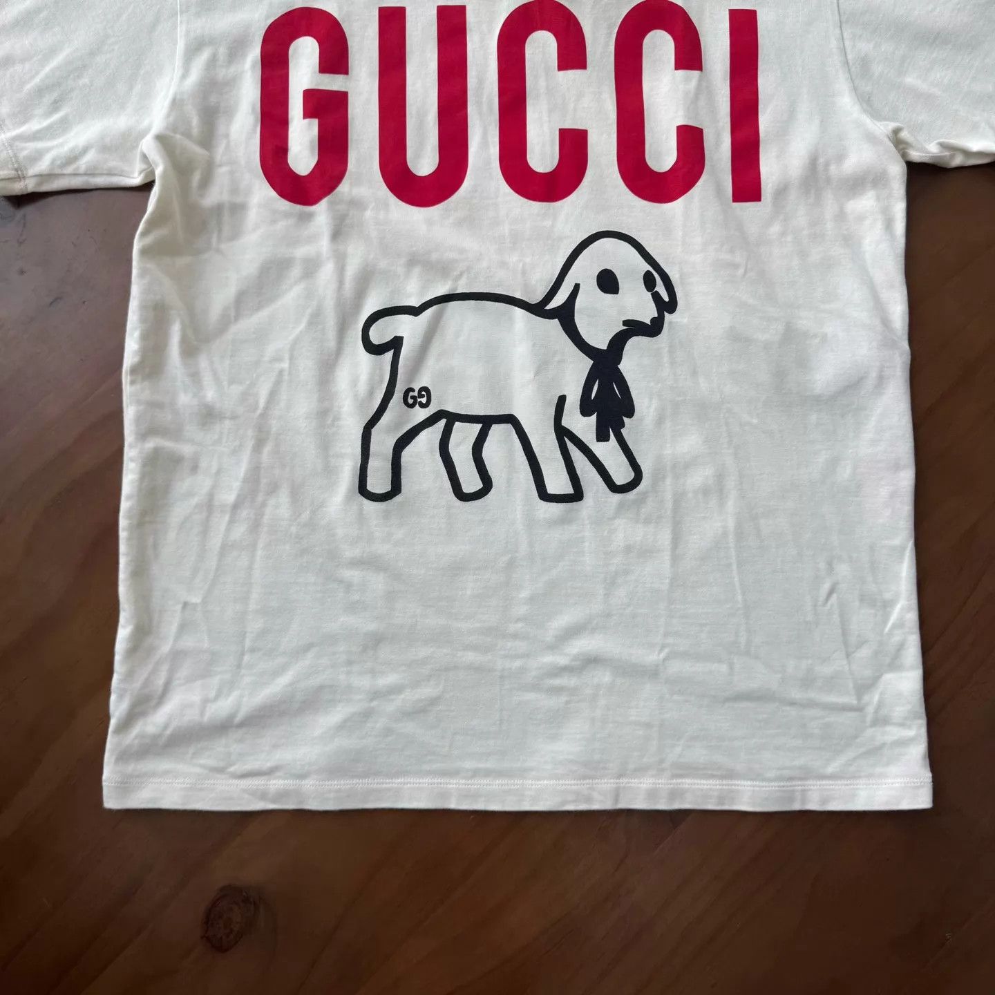Gucci Gucci Lamb Short Sleeve Tee M Near Mint Size US M / EU 48-50 / 2 - 4 Thumbnail