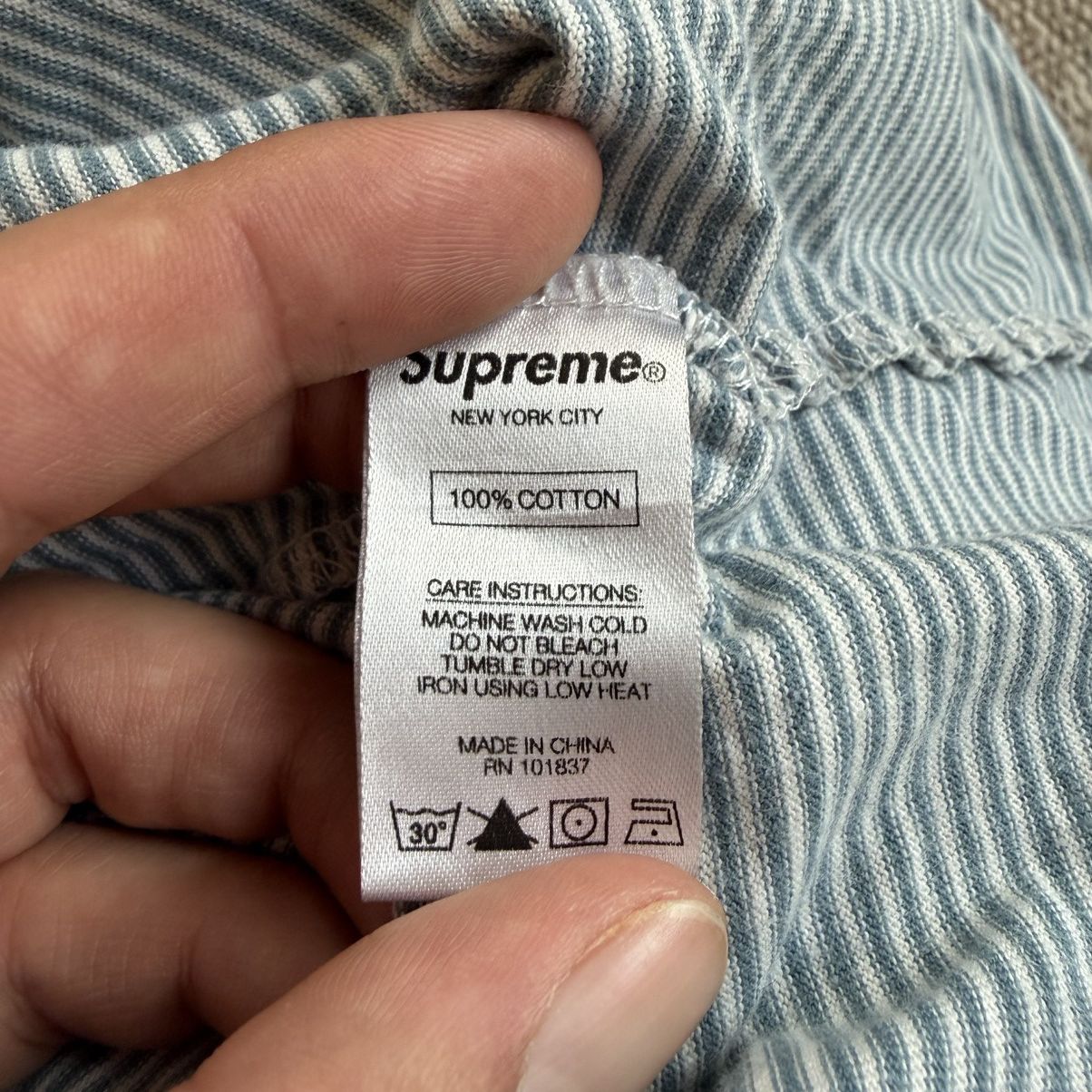 Supreme Supreme Striped T Shirt Size US L / EU 52-54 / 3 - 4 Thumbnail
