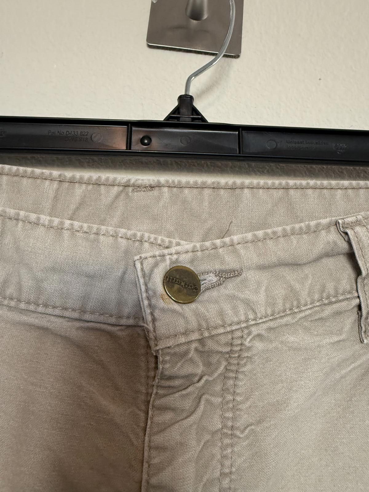 Carhartt Carhartt Men's Khaki Cargo Shorts Size US 34 / EU 50 - 3 Thumbnail