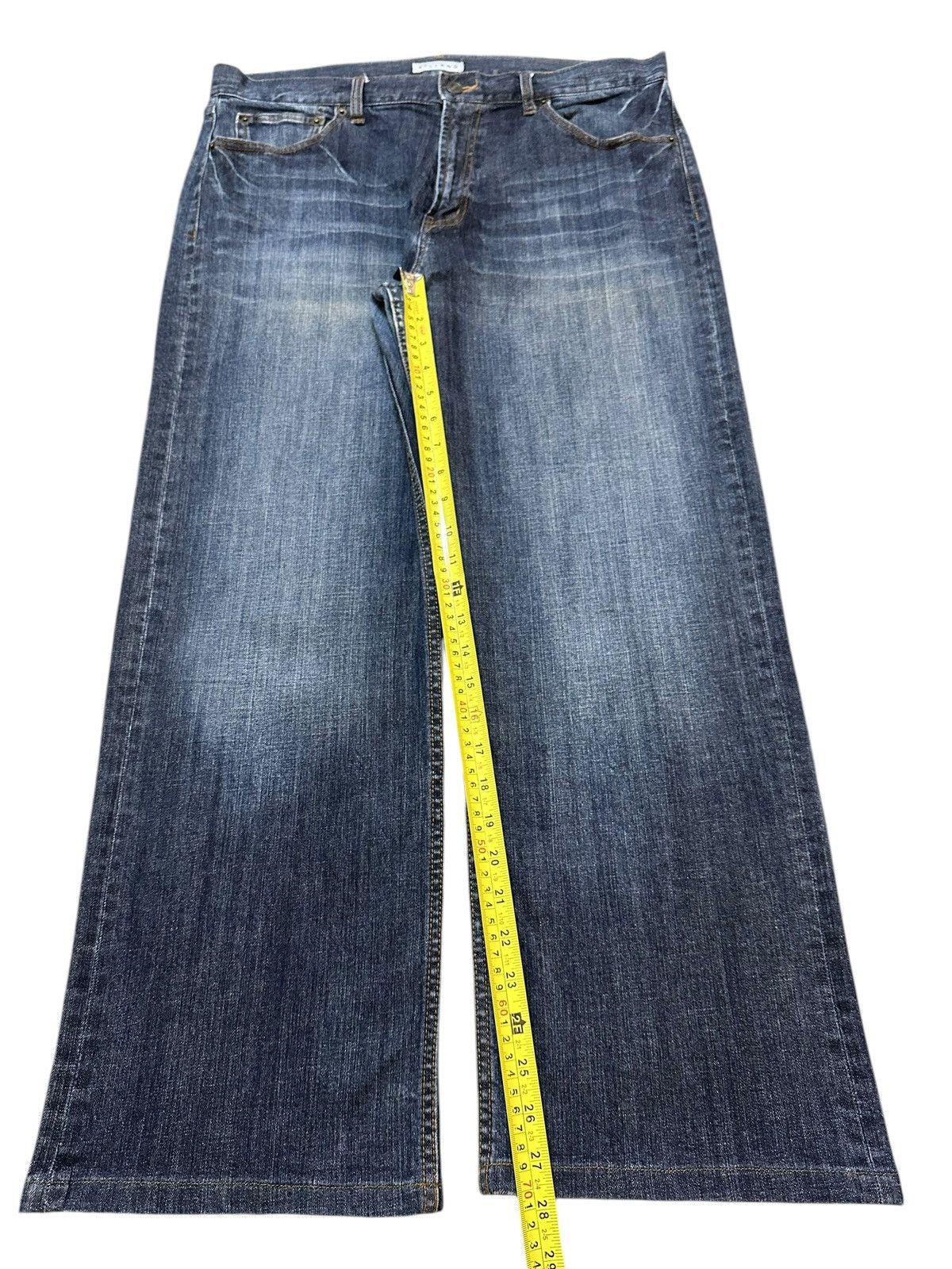 Fubu Vintage Japanese Brand Blue Faded Wash Style Baggy Jeans Size US 36 / EU 52 - 13 Thumbnail