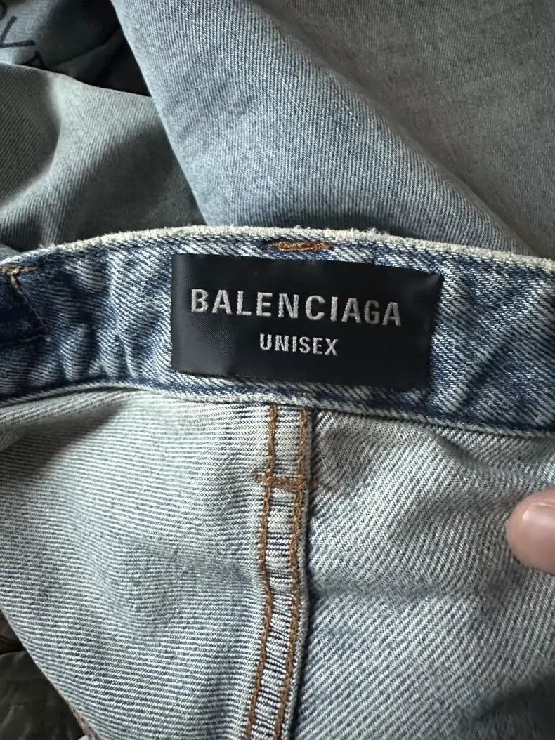 Balenciaga Balenciaga Baggy Wash Vintage Wide Leg Jeans-2506 Size US 26 / EU 42 - 5 Thumbnail