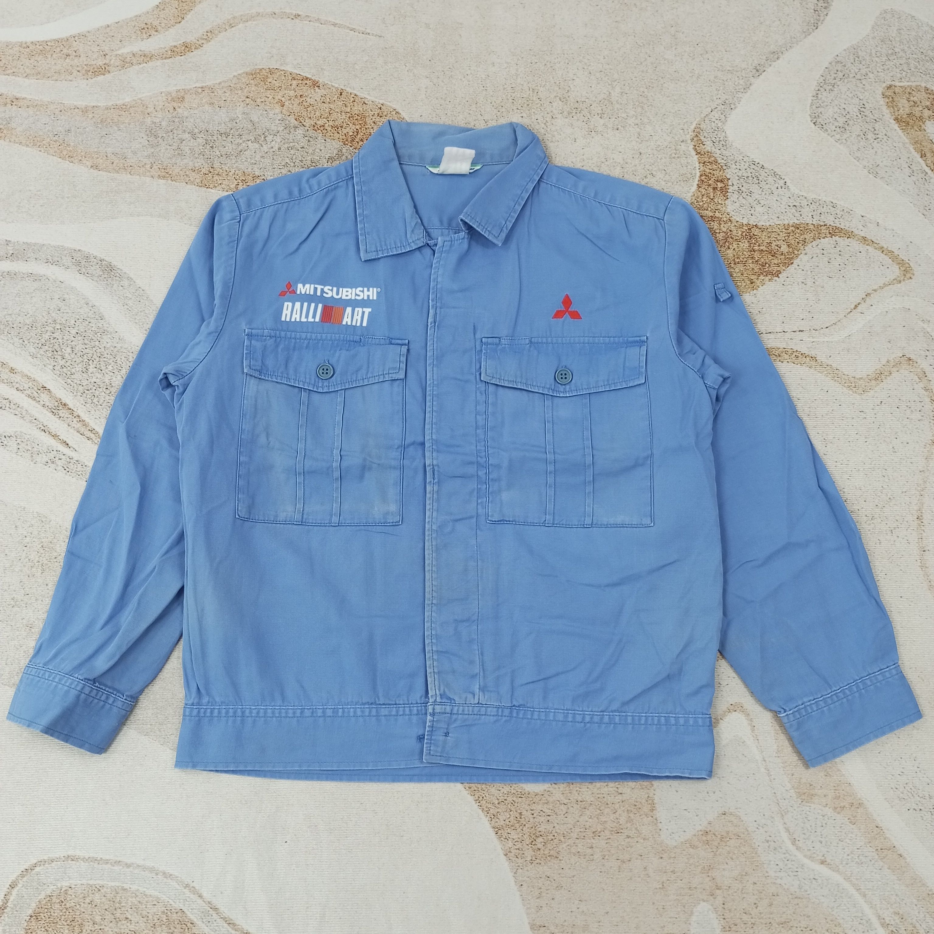 Vintage Mitsubishi Motorsports Custom Art Jacket c222n18 Size US S / EU 44-46 / 1 - 3 Thumbnail