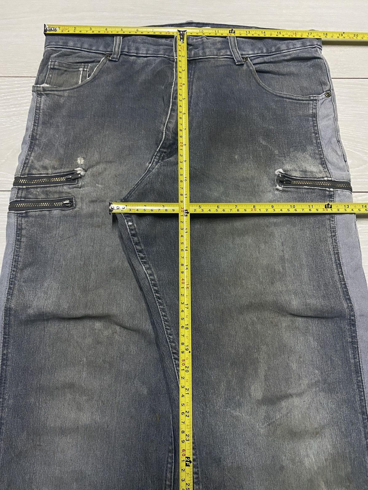 Japanese Brand Vintage Japanese Brand FRP Ozone Rock Style Baggy Jeans Size US 35 - 10 Thumbnail
