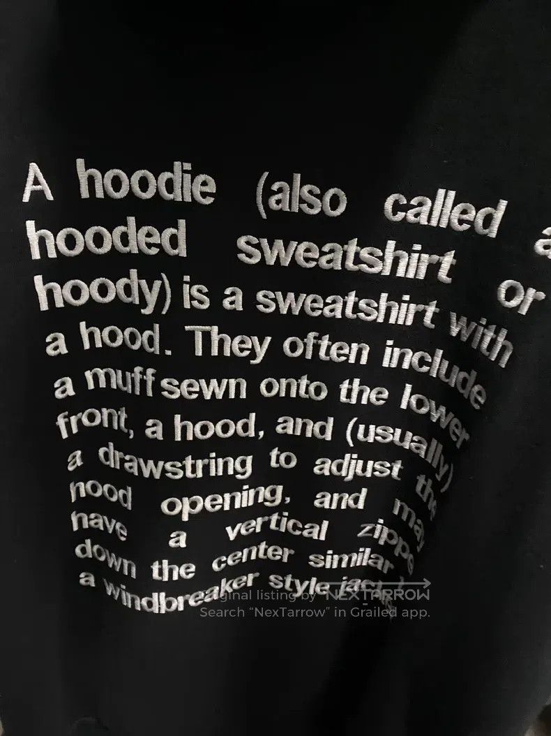Vetements Vetements Instruction Manual Sweatshirt Size US S / EU 44-46 / 1 - 2 Thumbnail