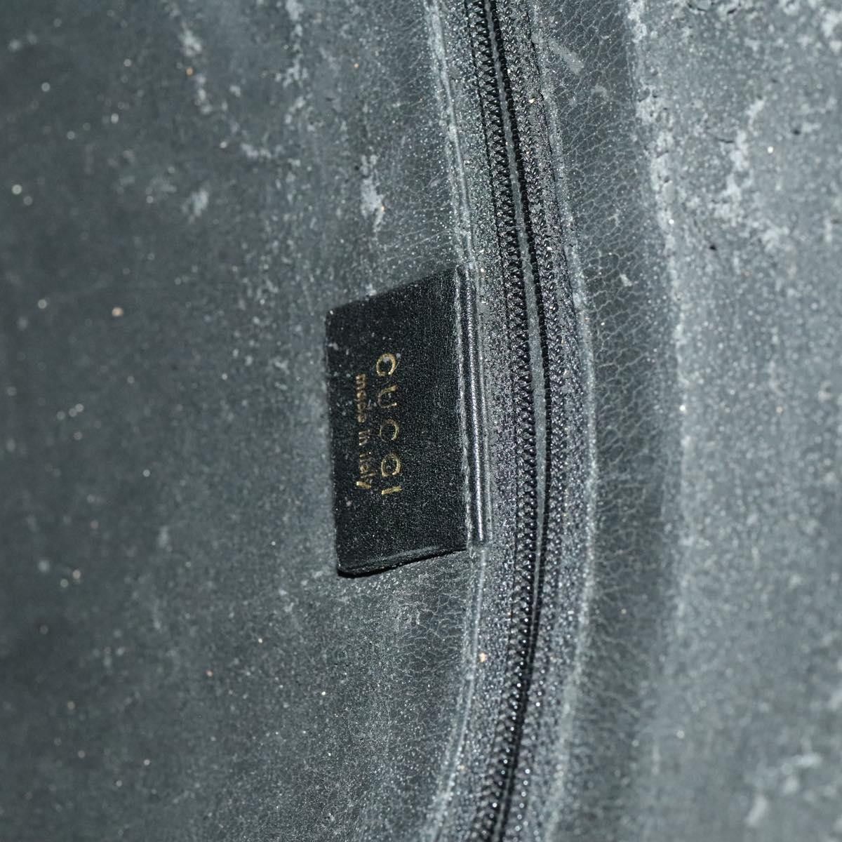 Gucci GUCCI Bamboo Shoulder Bag Leather Black Gold 001 1998 001 Size ONE SIZE - 16 Thumbnail