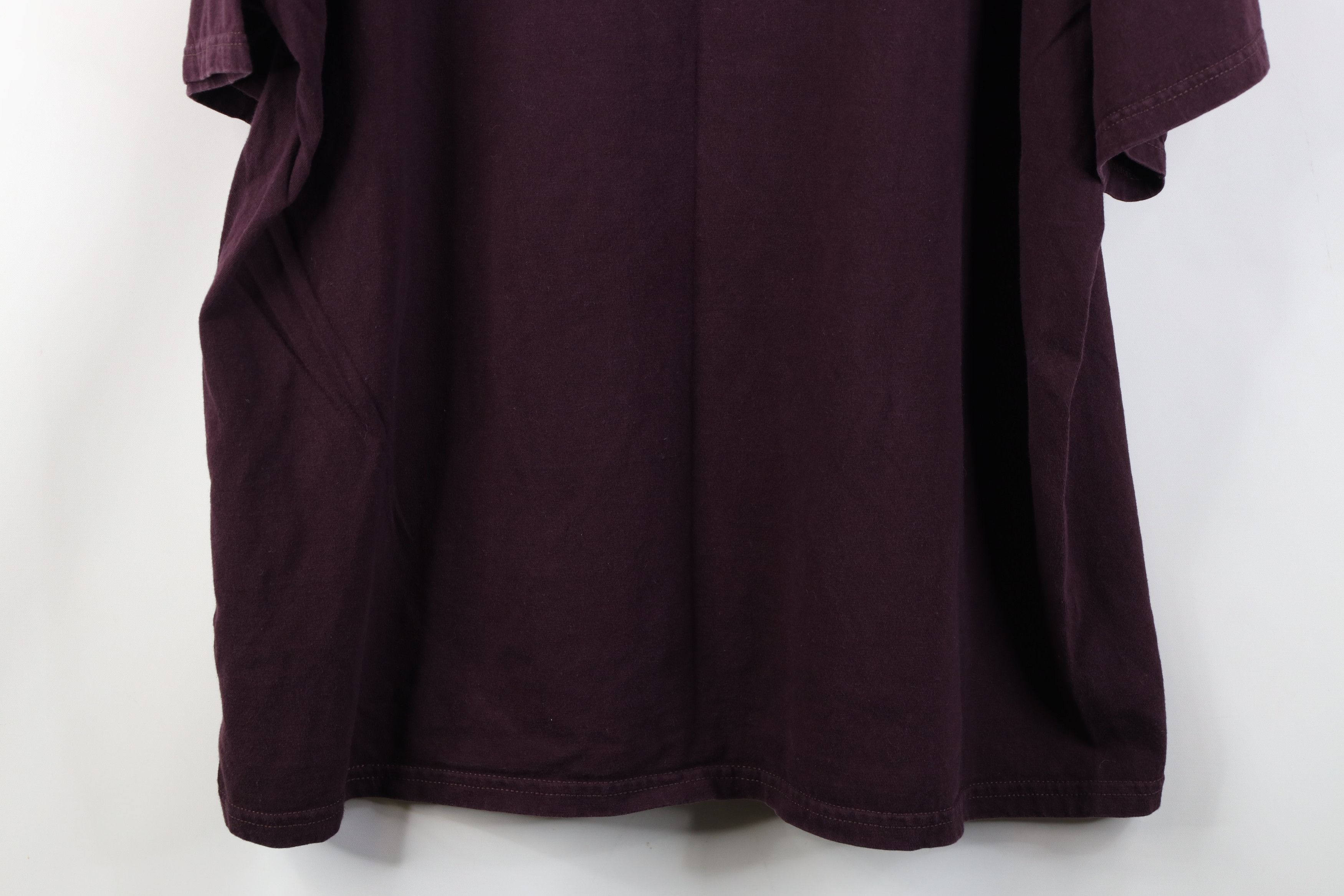 Russell Athletic Vintage 90s Y2K Russell Athletic Blank Cotton T-Shirt Purple Size US XL / EU 56 / 4 - 13 Thumbnail