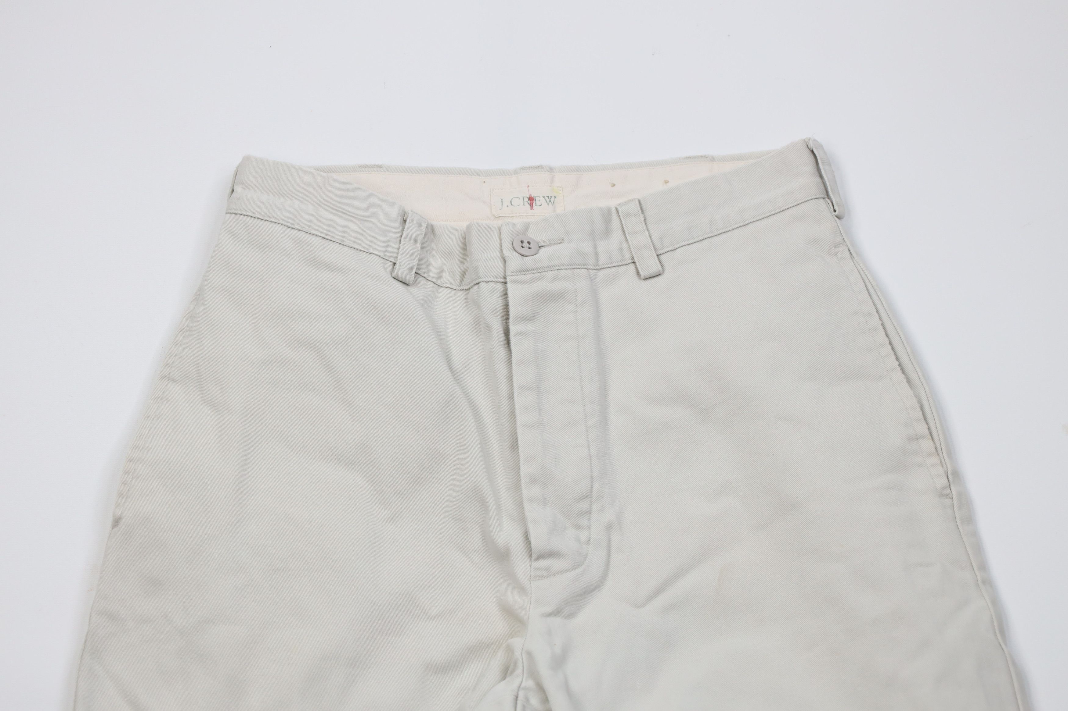 J.Crew Vintage 90s J Crew Button Fly Relaxed Fit Chino Pants Gray Size US 28 / EU 44 - 2 Thumbnail
