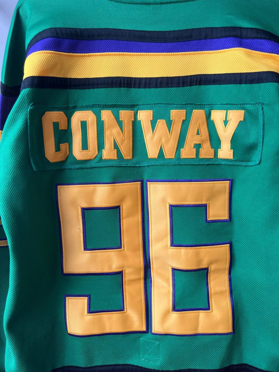 NHL MIGHTY DUCKS #96 CONWAY RARE NHL HOCKEY JERSEY SHIRT SIZE S Size US S / EU 44-46 / 1 - 10 Thumbnail