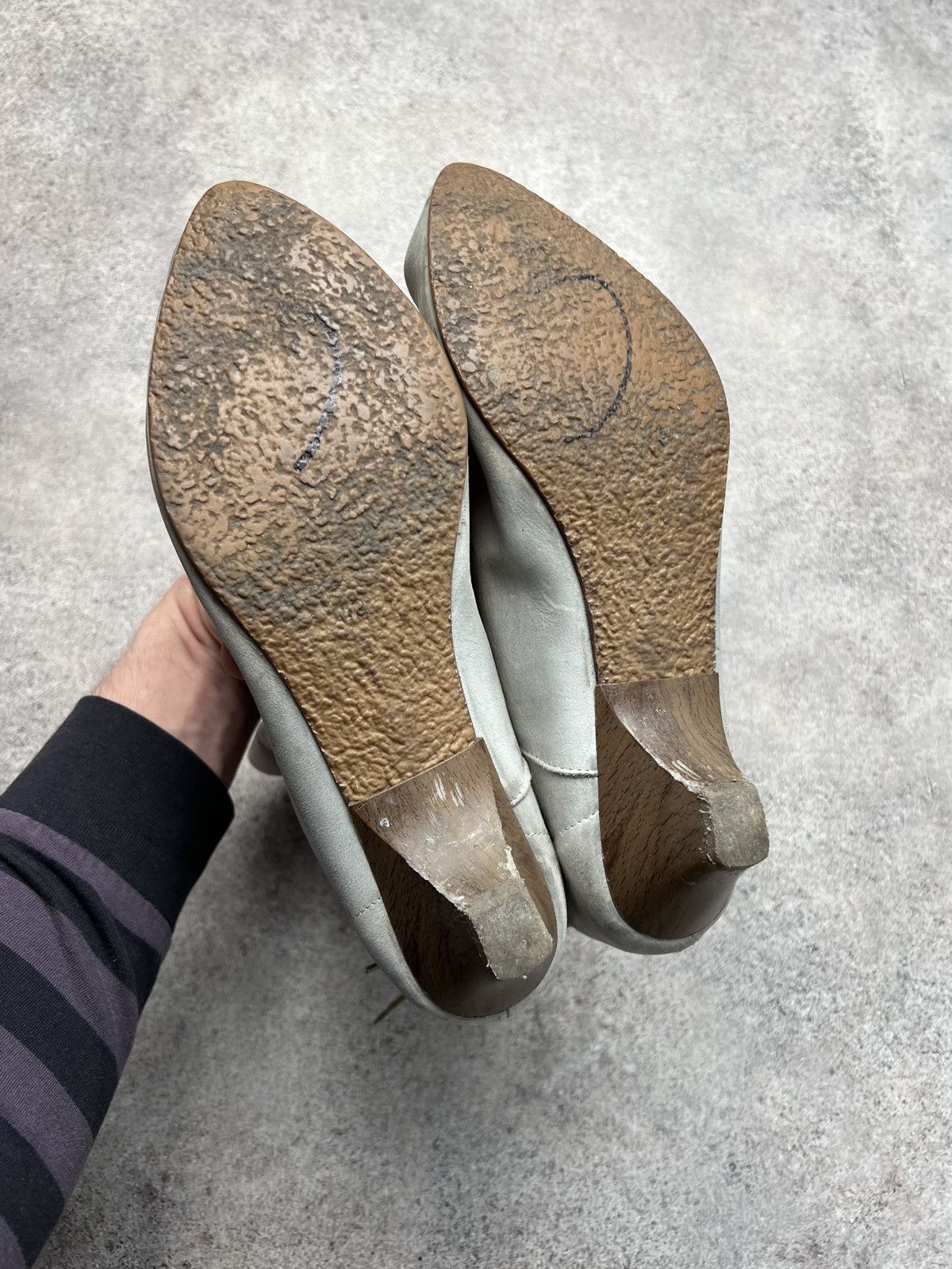 Vintage Vintage genuine leather faded heels shoes Size US 8 / EU 41 - 11 Thumbnail