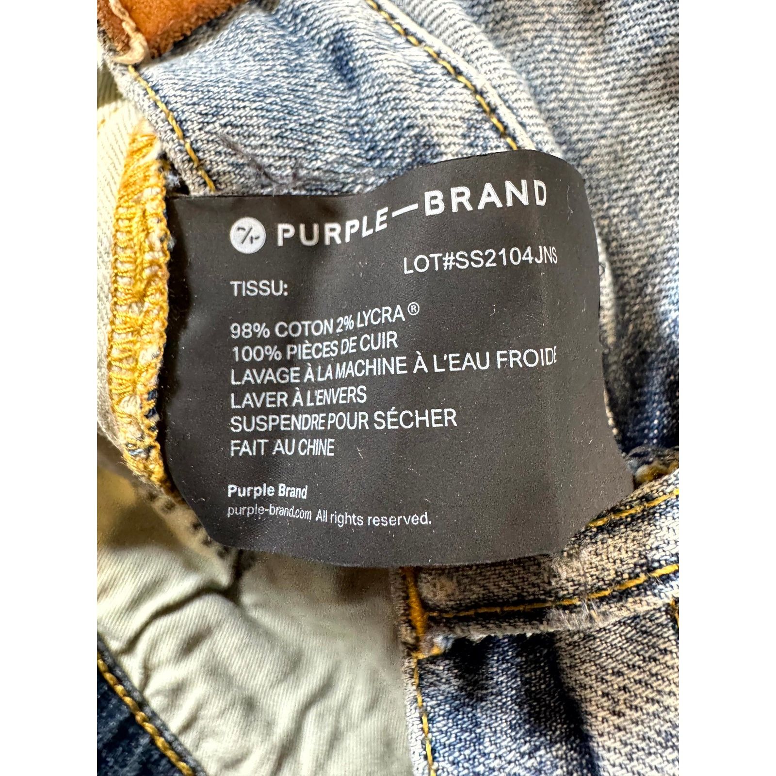 Purple Brand Purple Brand Plain Light Wash Jeans Size US 30 / EU 46 - 8 Thumbnail