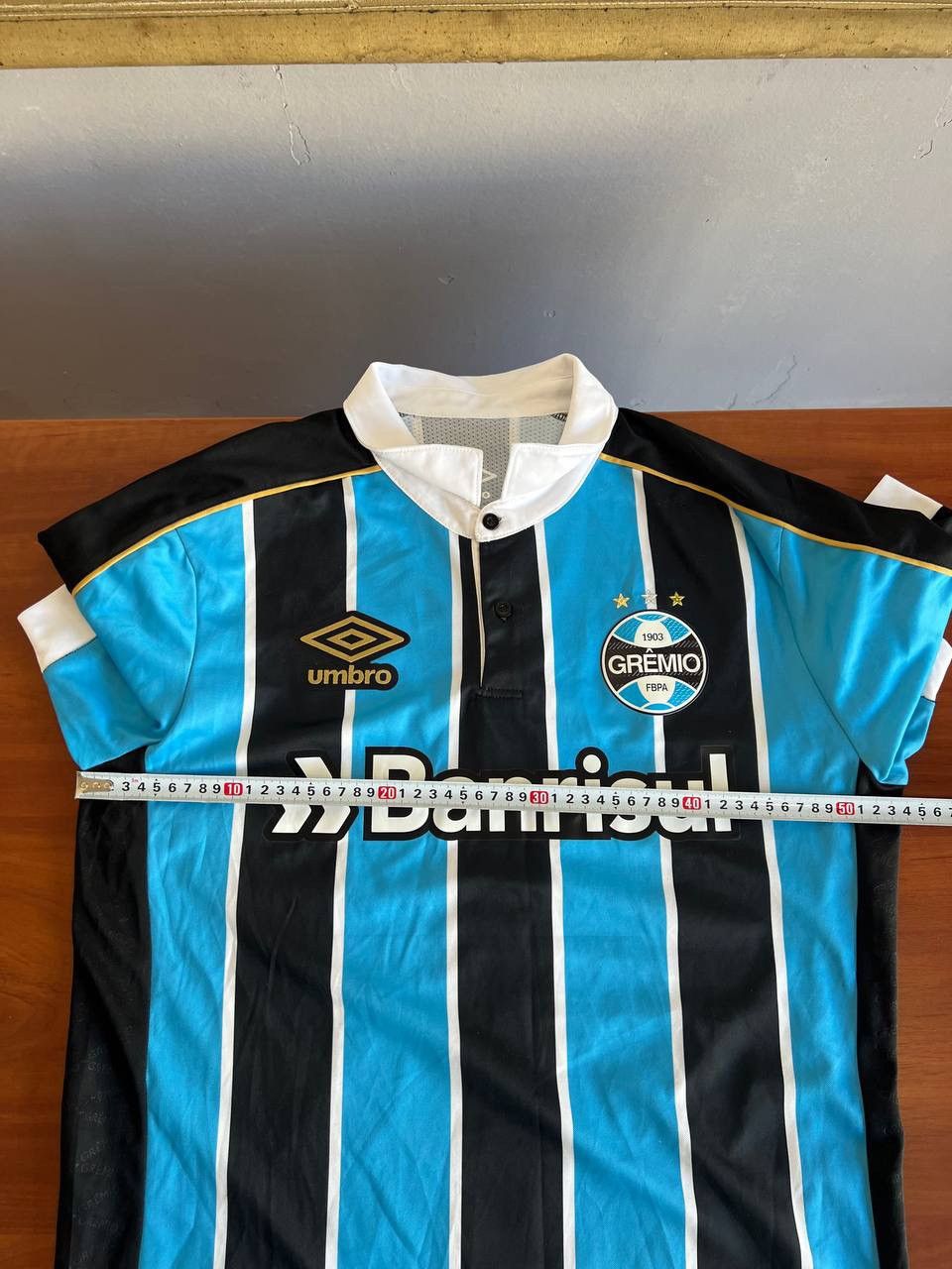 Umbro 2019 GREMIO #11 EVERTON HOME SOCCER FOOTBALL JERSEY SHIRT L Size US L / EU 52-54 / 3 - 14 Thumbnail