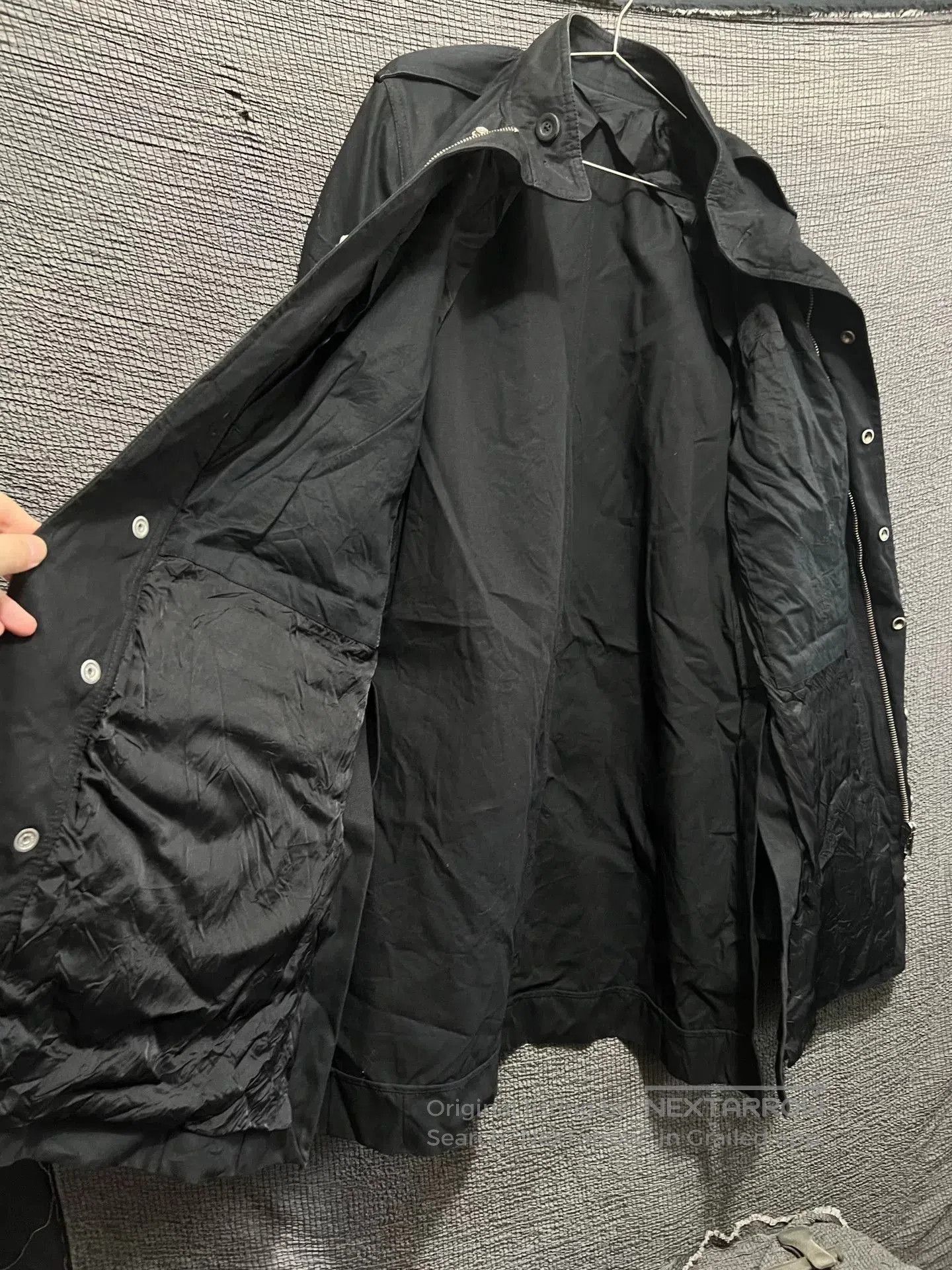 Rick Owens Rick Owens Black and White Windbreaker Coat. Size US M / EU 48-50 / 2 - 7 Thumbnail