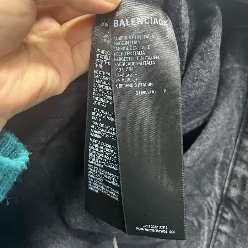 Balenciaga latest black crystal full diamond pattern logo d