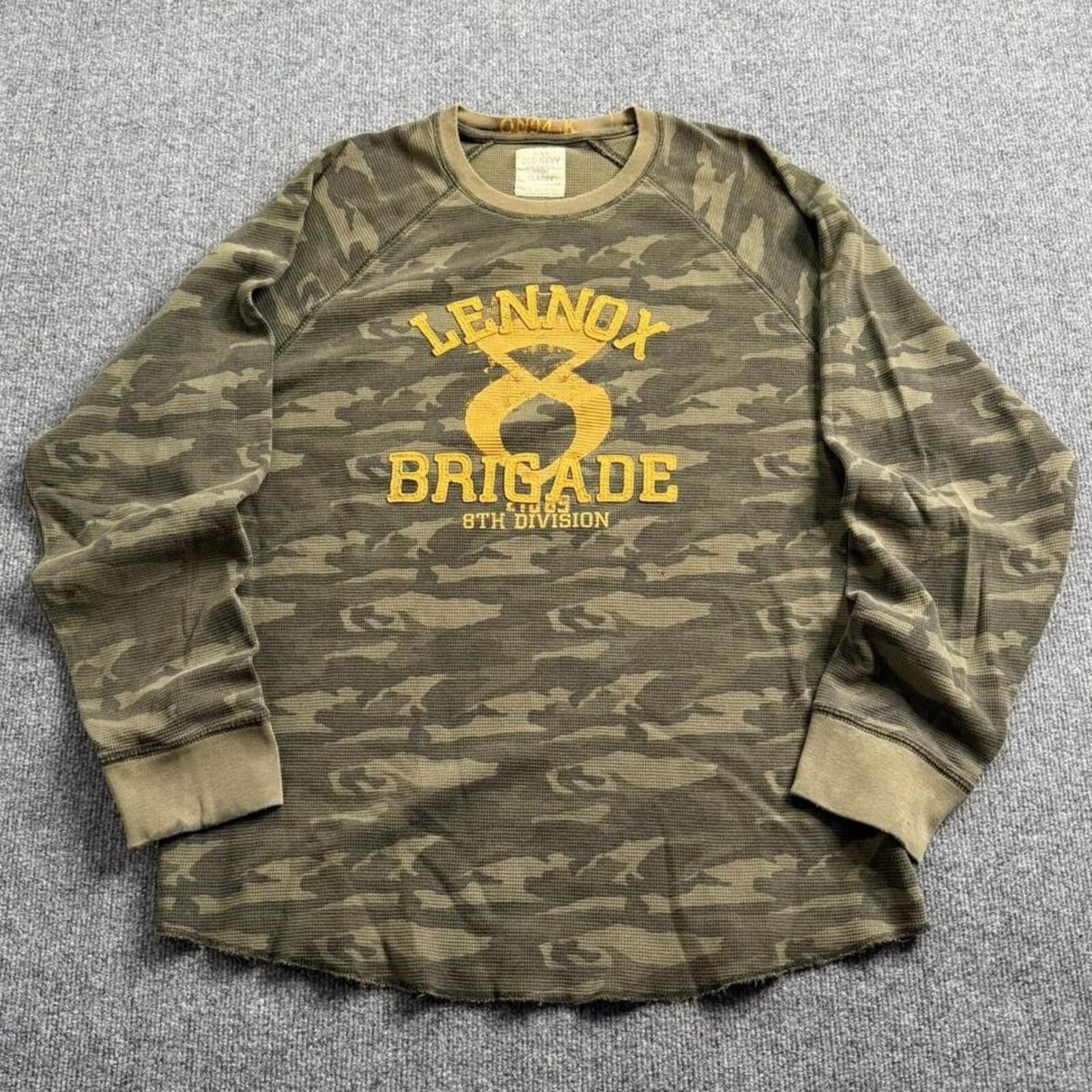 Old Navy Vintage Y2K Old Navy Military Camo Thermal Shirt Mens XL Size US XL / EU 56 / 4 - 1 Thumbnail