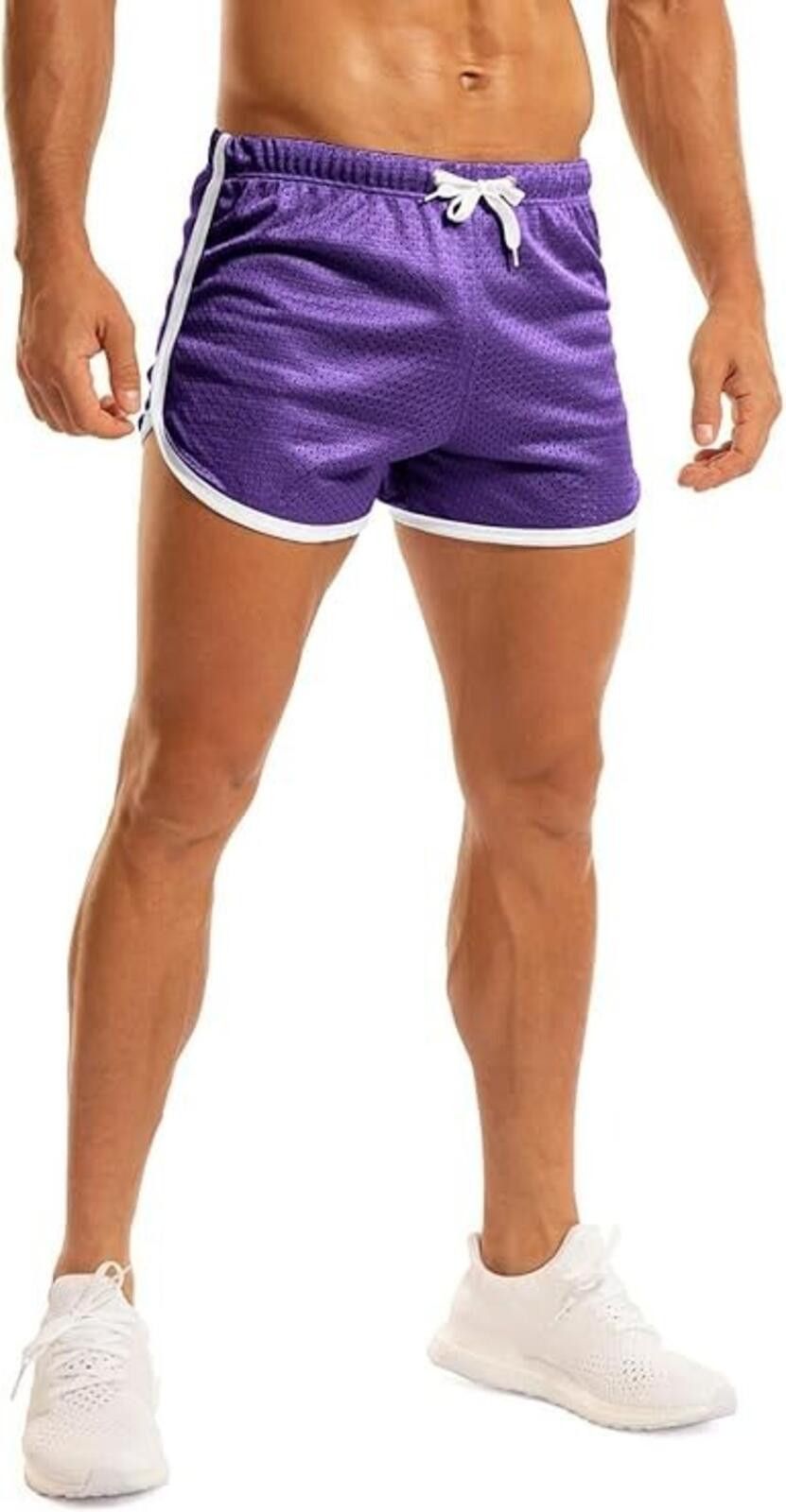 The Unbranded Brand AIMPACT Men's Shorts 3 inch Retro Workout Running Gym Shorts Size US 34 / EU 50 - 5 Thumbnail